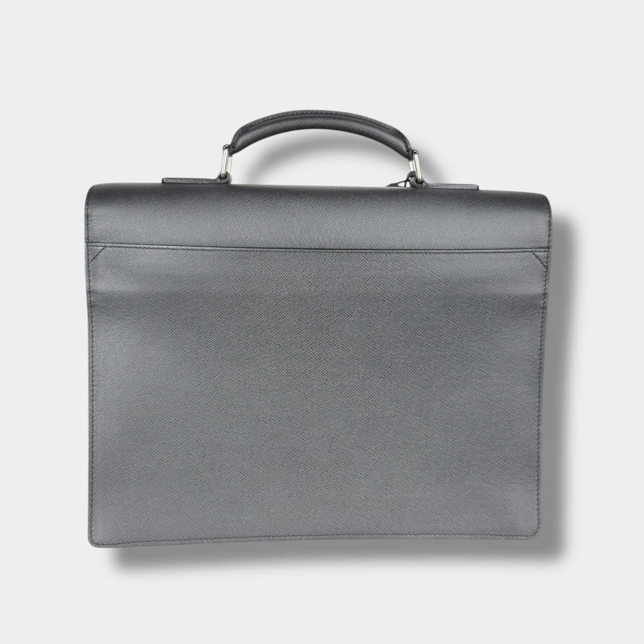 Louis Vuitton Black Taiga Leather Briefcase