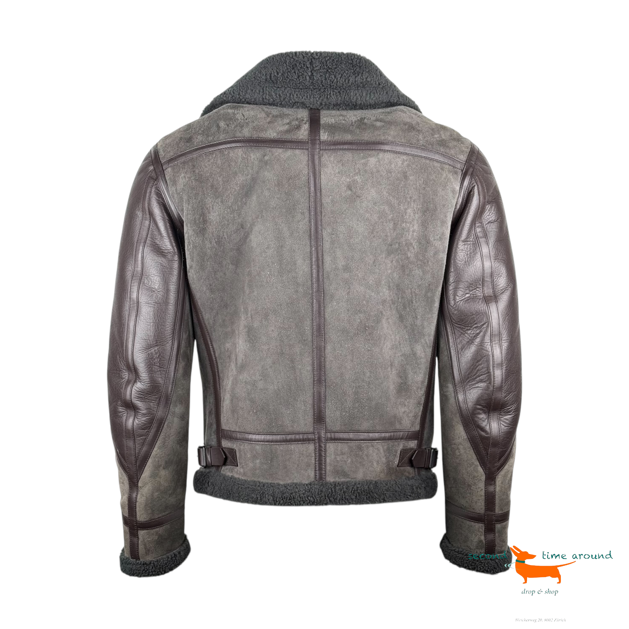 Burberry Shearling Leather Jacket