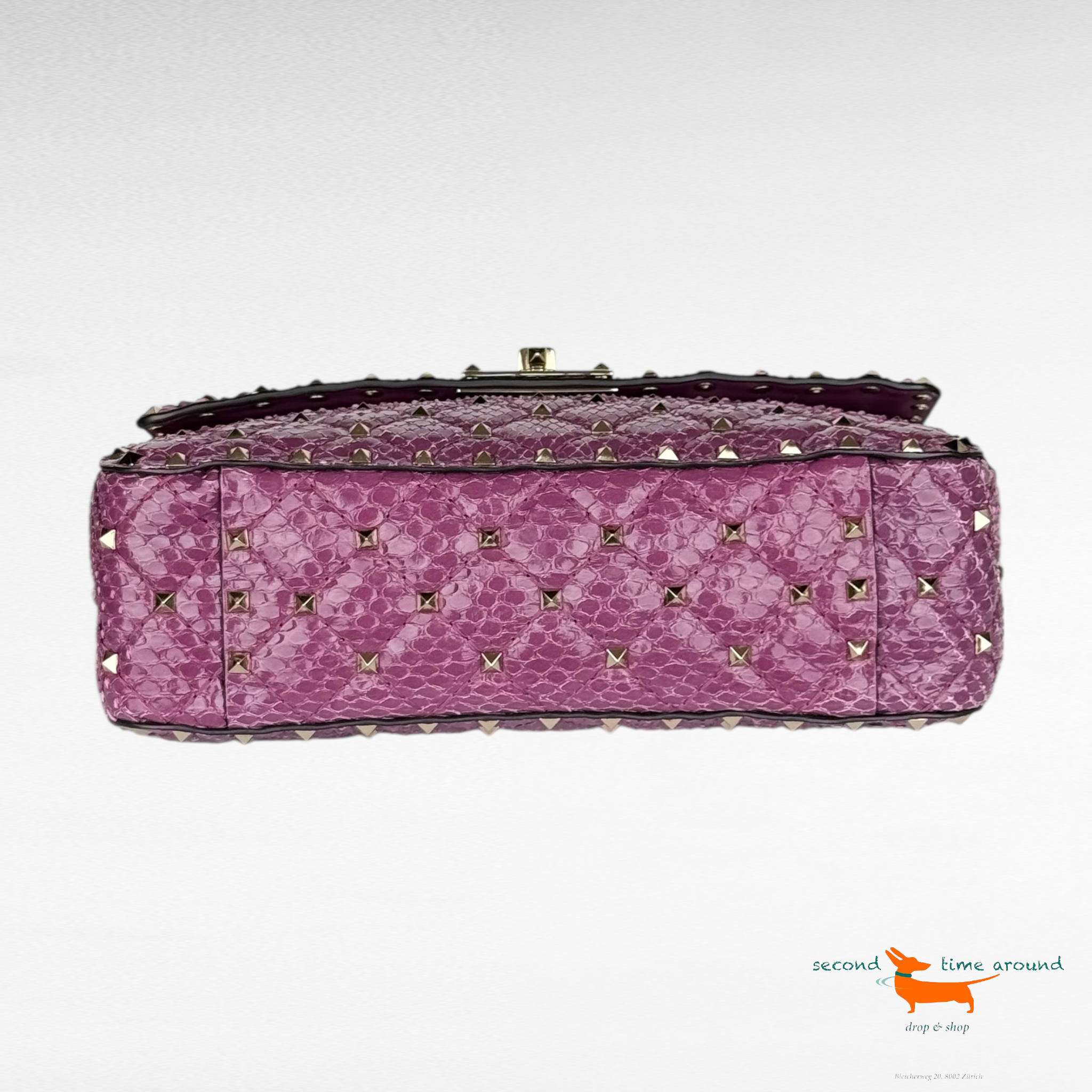 Valentino Rockstud Python Bag