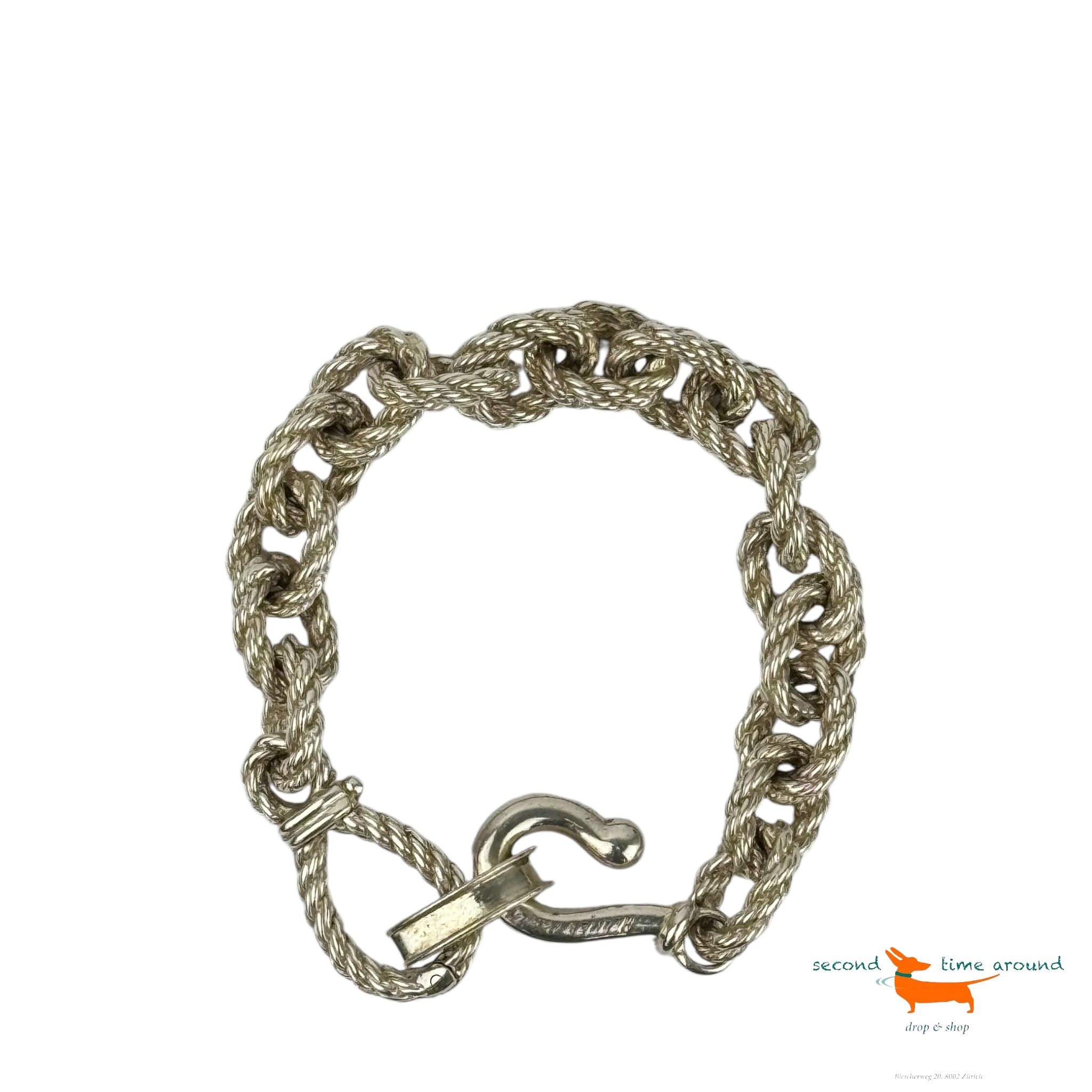 HERMES かわいらしい Woven vintage Bracelet 1950年代 50s