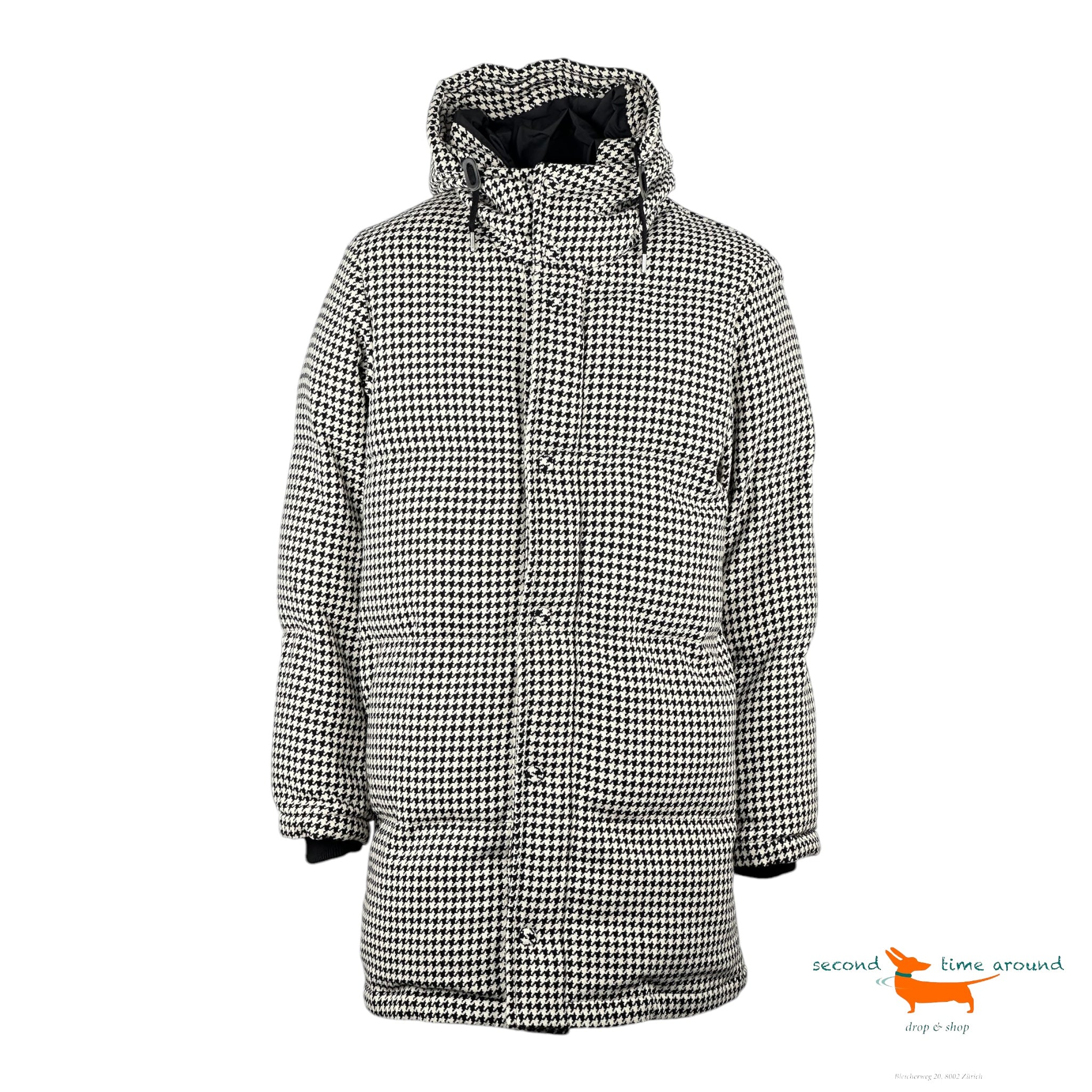 AMI Alexandre Mattiussi Black Polyester Down Jacket