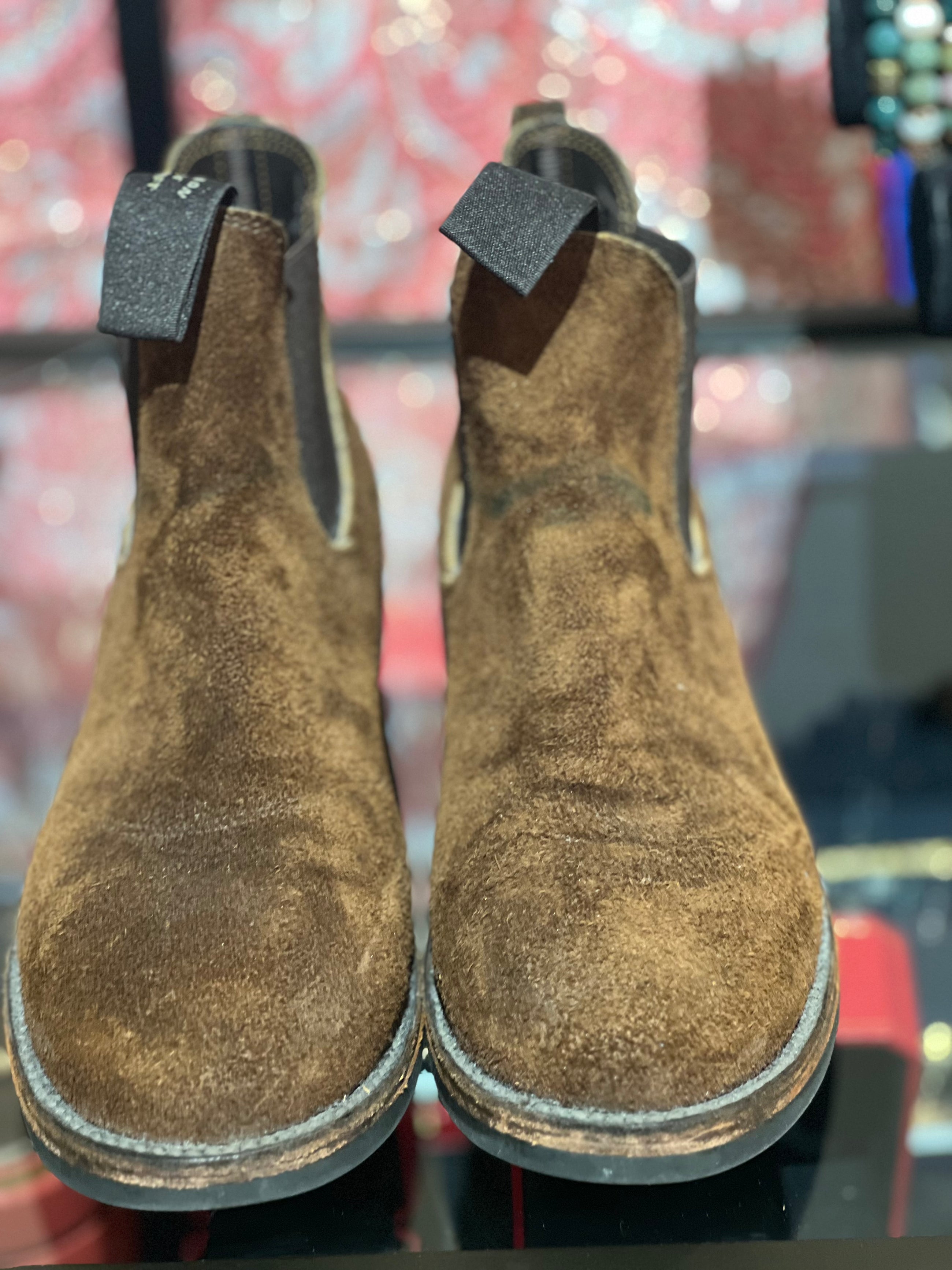 Double RL Congress Roughout Suede Chelsea Boots