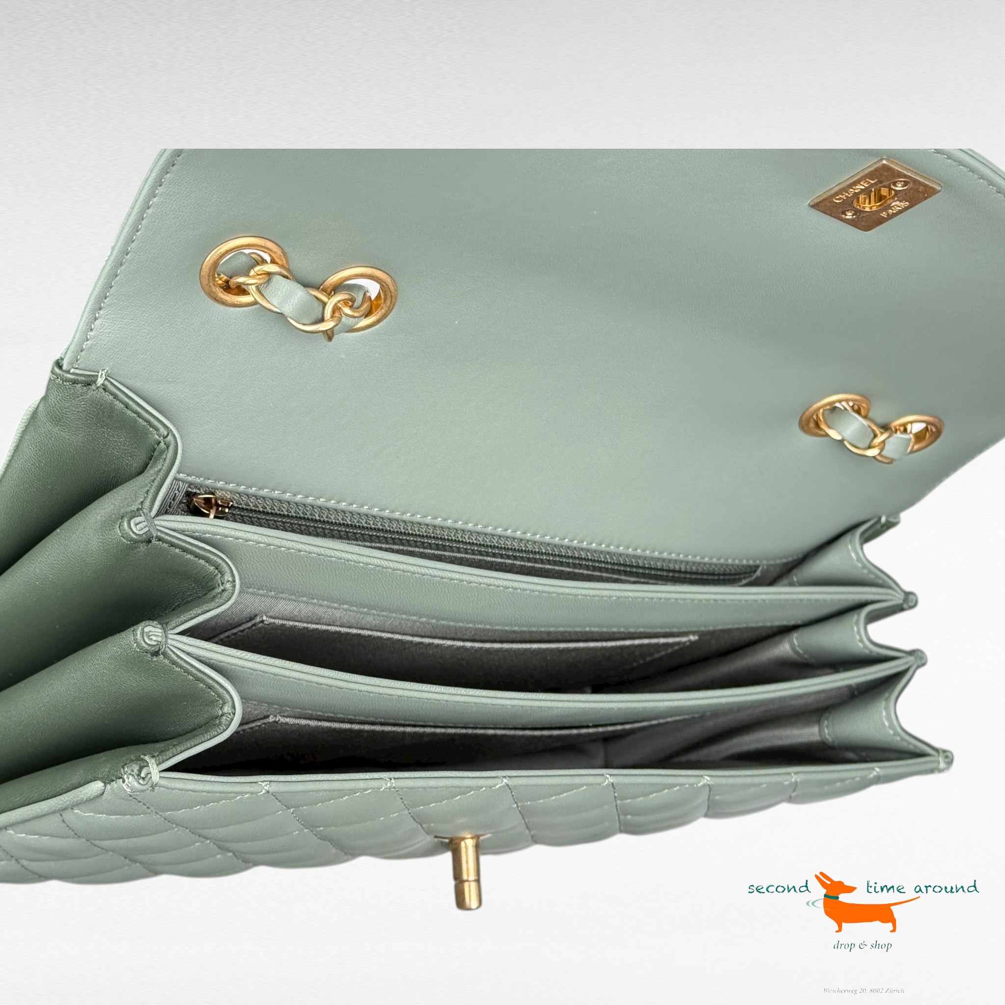 Chanel Curved Flap Bag