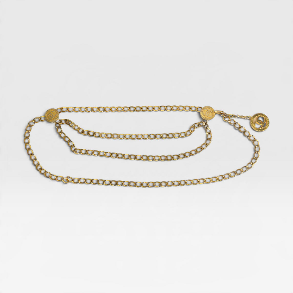 Chanel Gold Plated Belt from 1984