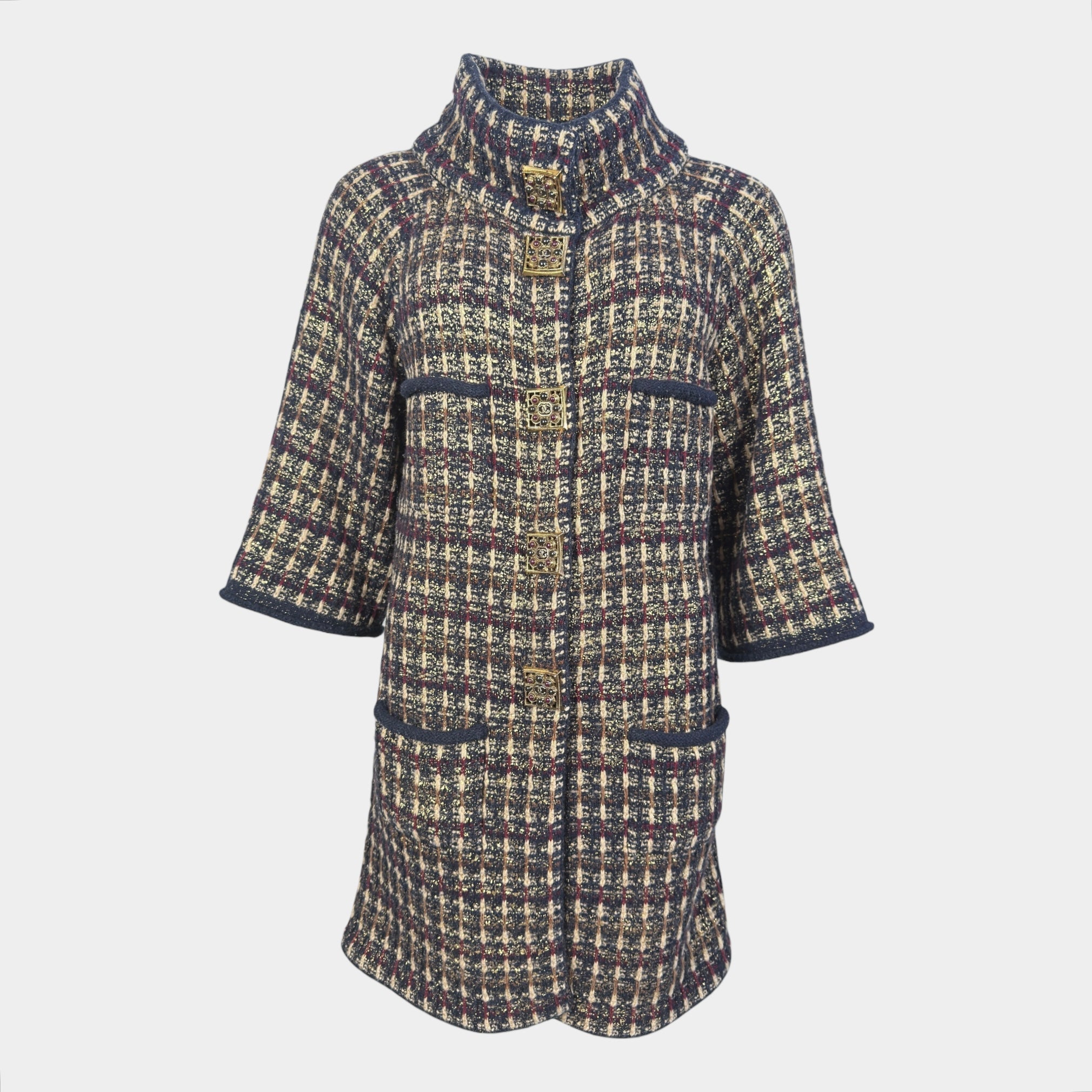 Chanel Paris-Byzance Tweed Coat