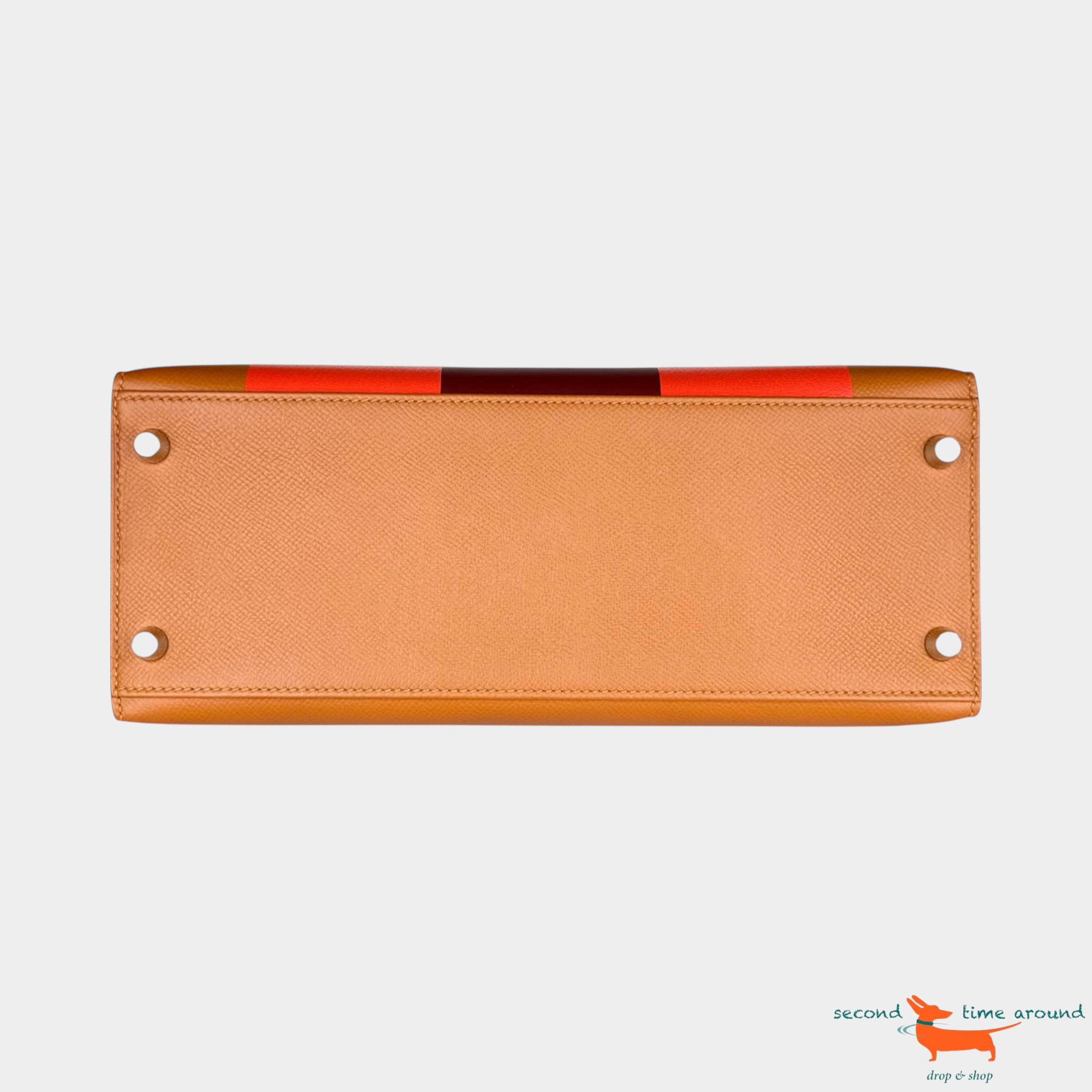 Hermes Kelly II Sellier 28 Lettre H Epsom Gold Bag