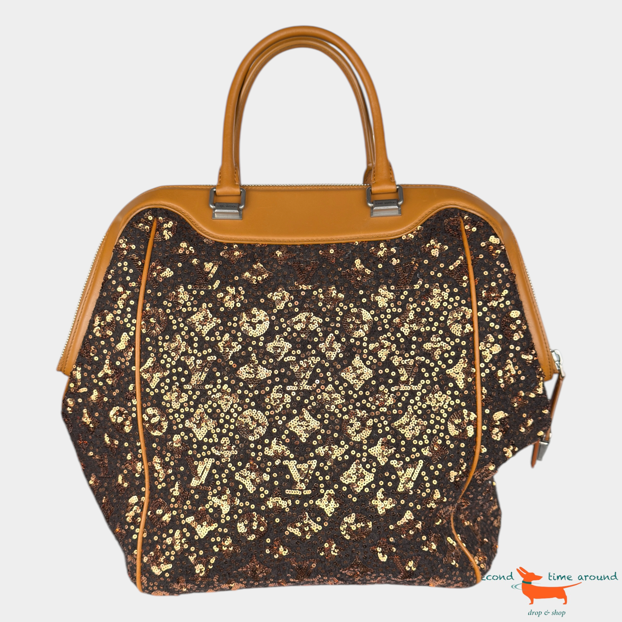 Louis Vuitton Limited Edition Gold Monogram Sunshine Express North-South Bag