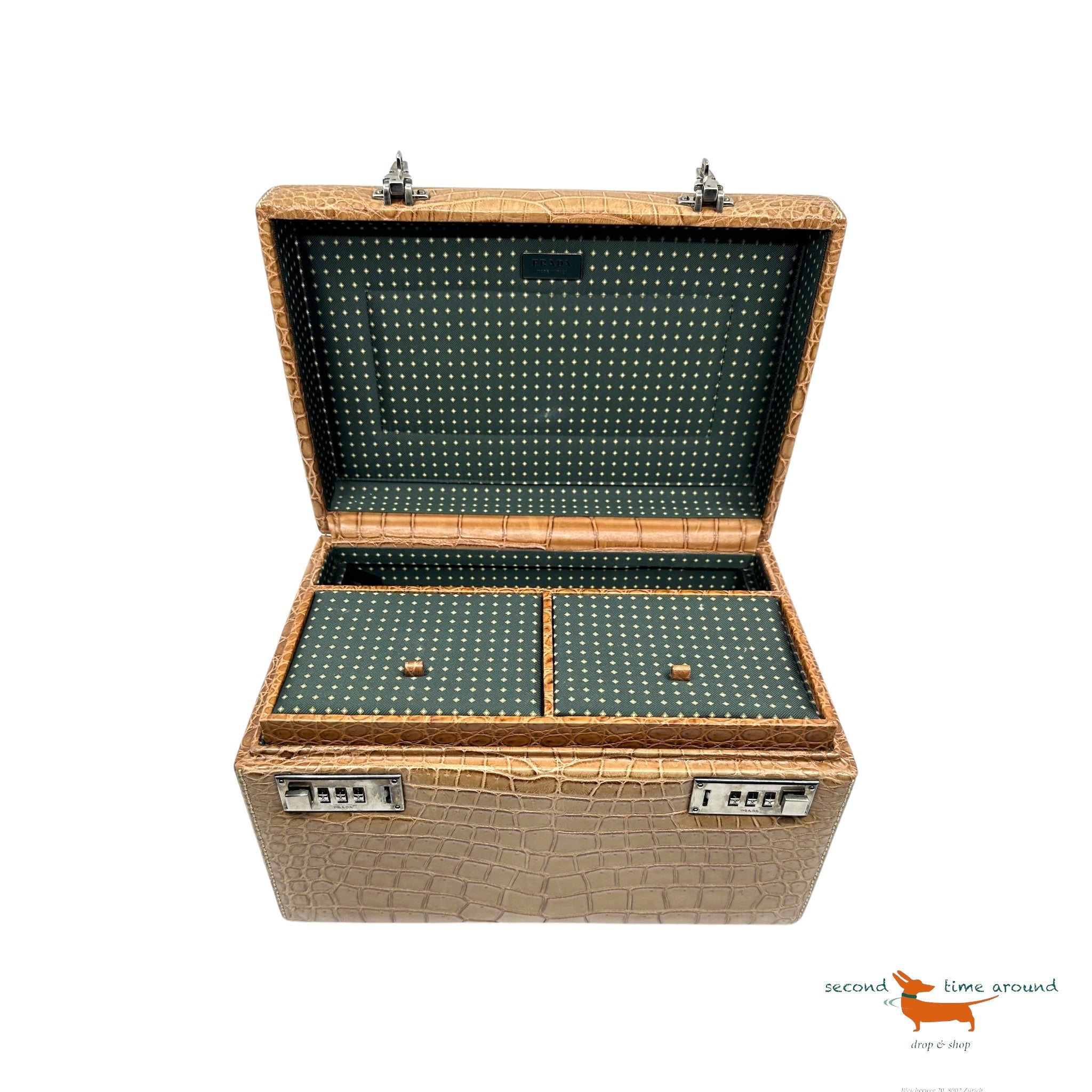 Prada Croco Beauticase