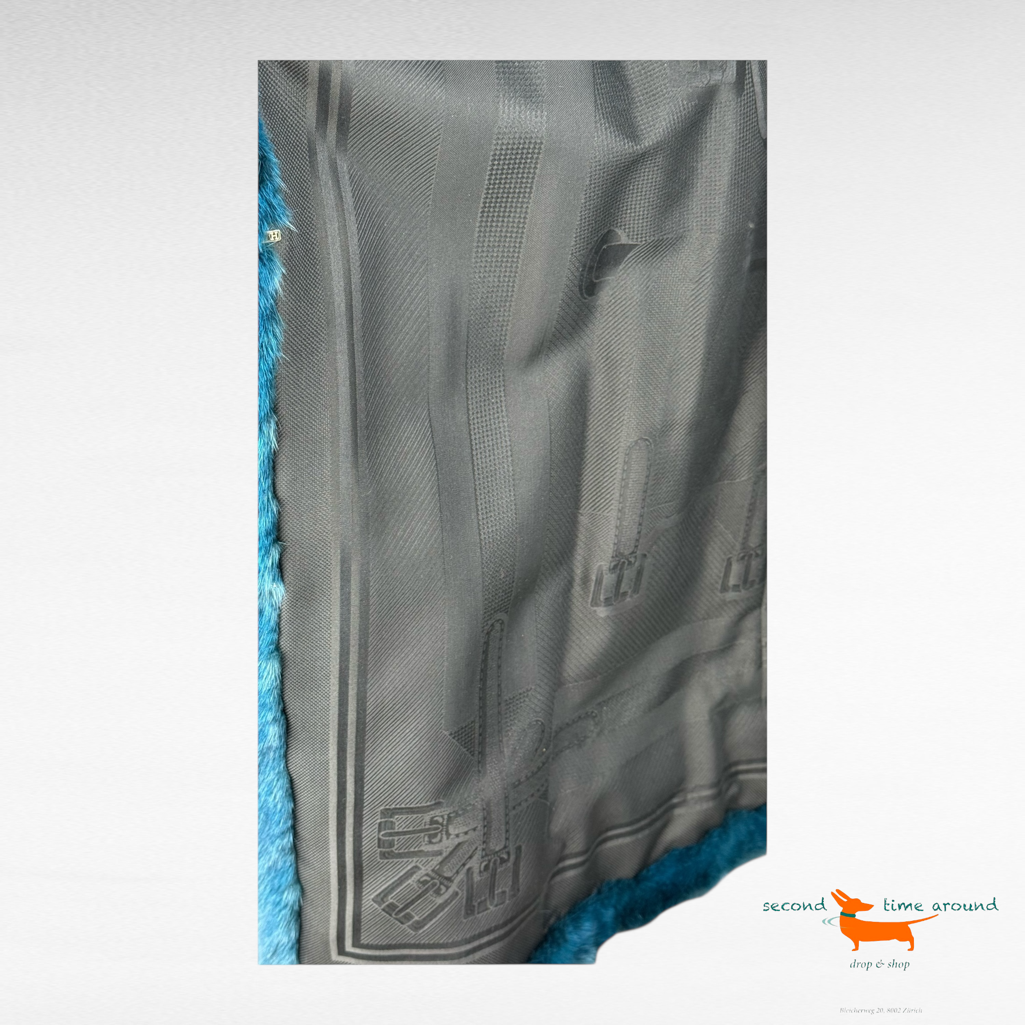 Hermes Mink Coat with Scarf