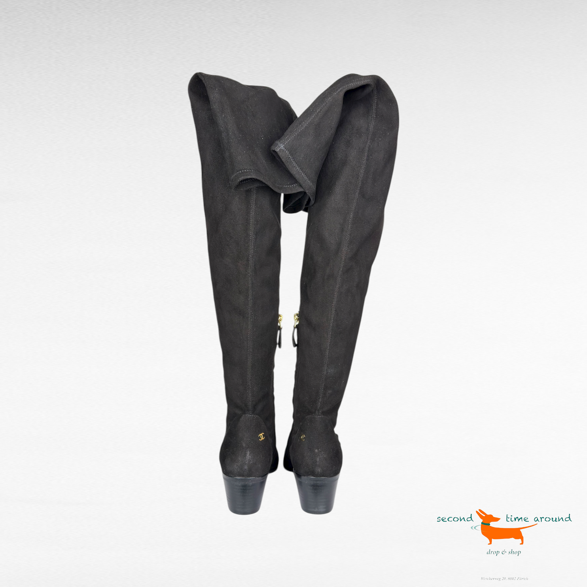 Chanel Overknees Boots