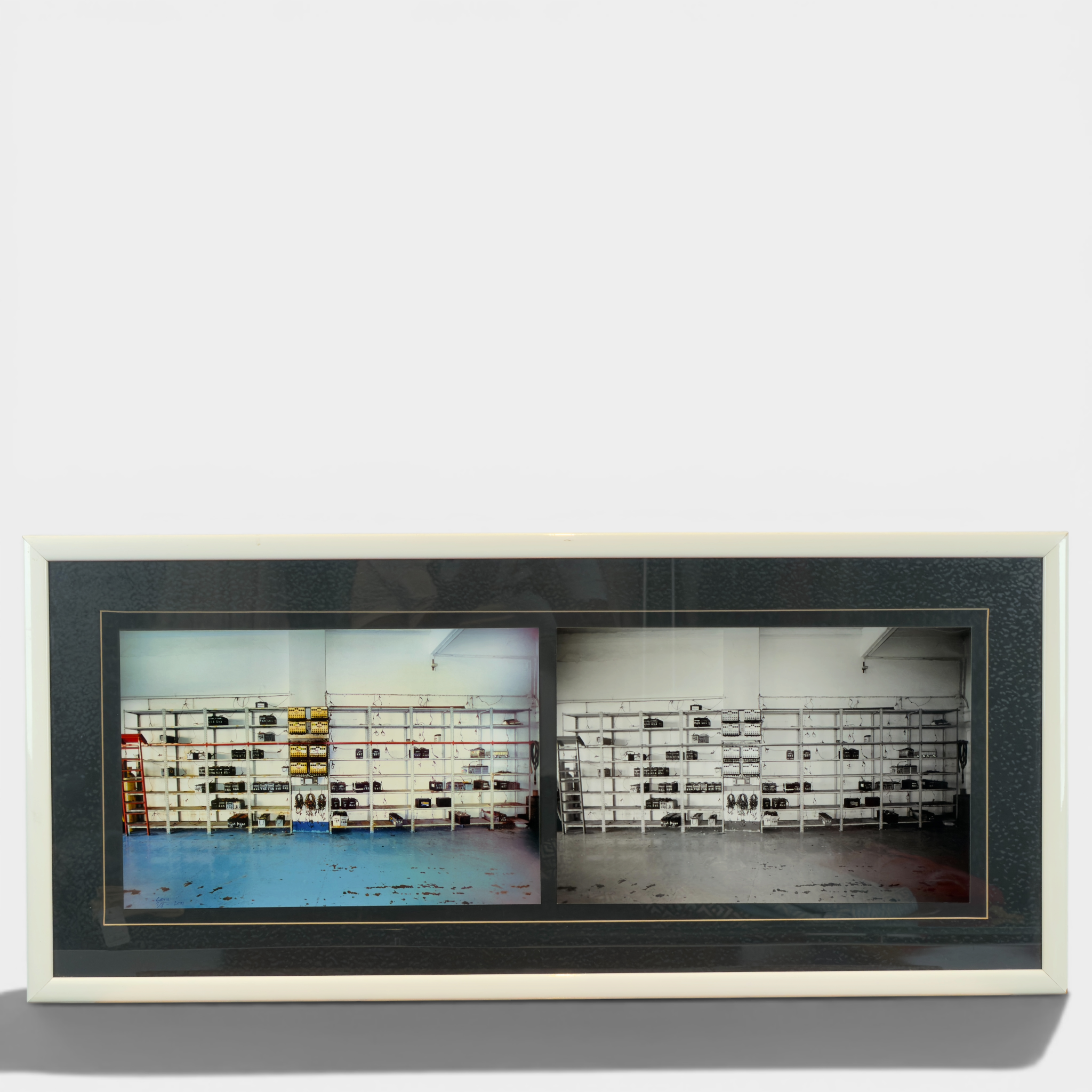 louis cane, f, 1943-2024 riva, dyptich photograph