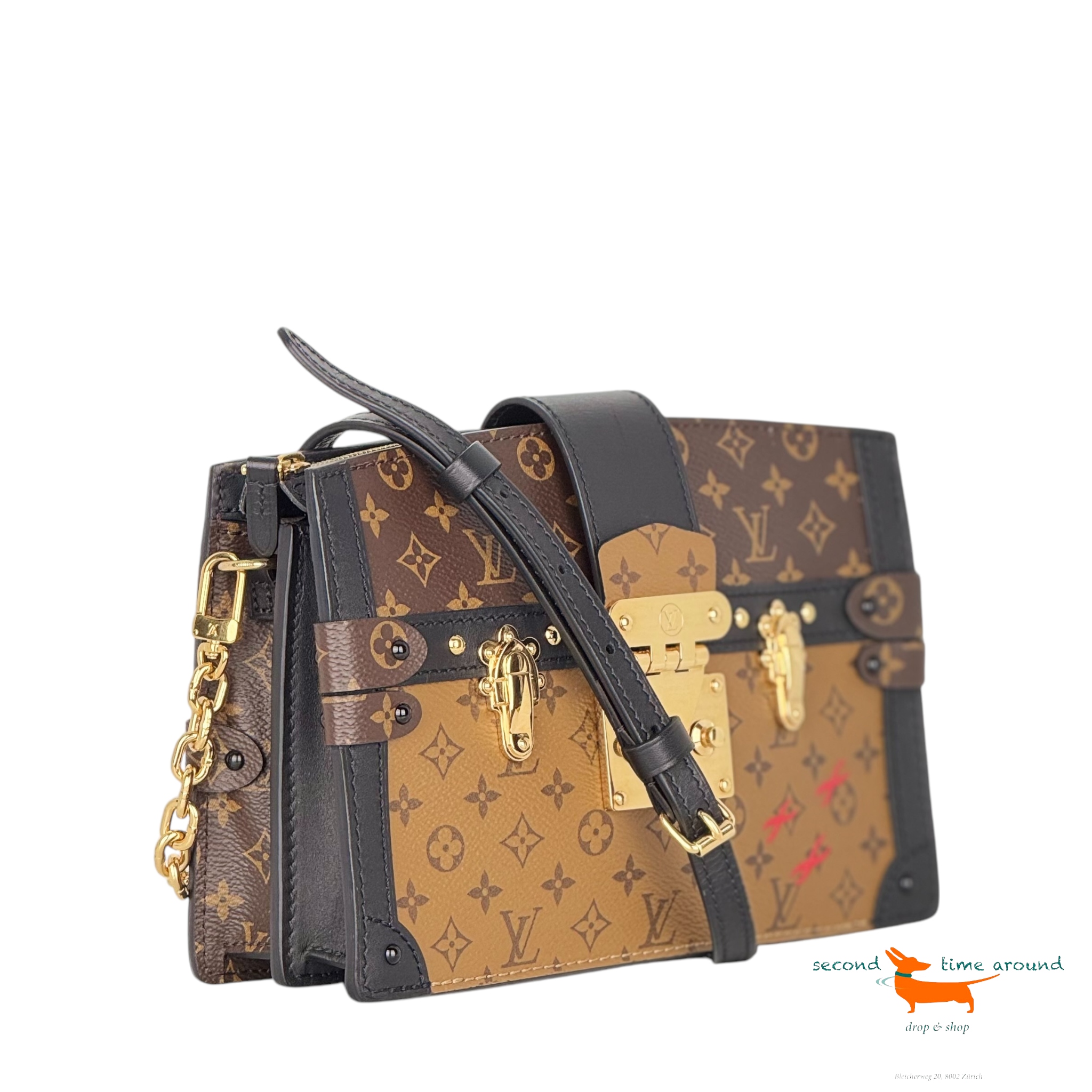Louis Vuitton Trunk Clutch Monogram Reverse