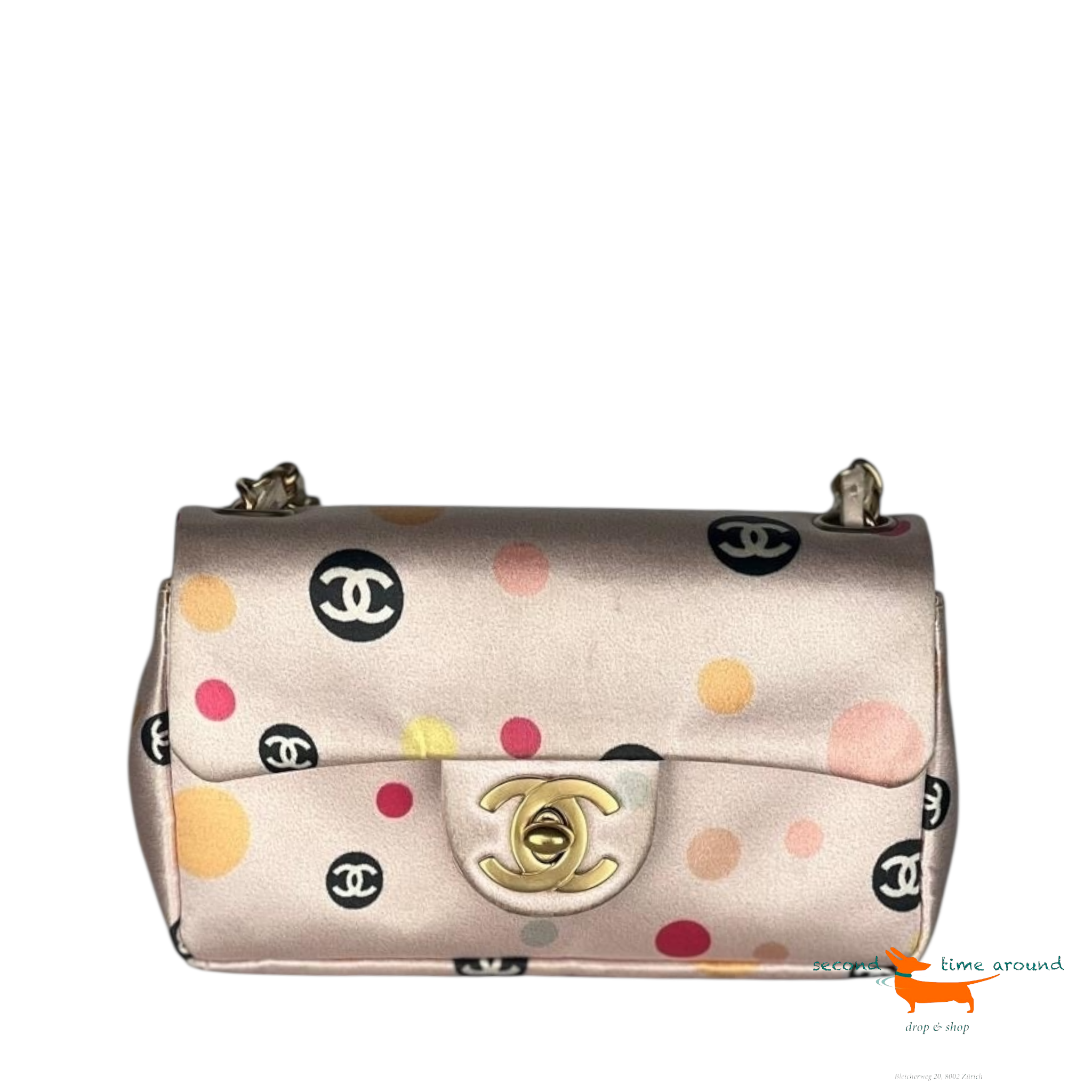 Chanel Timeles Mini Classic Silk Cross Body Bag
