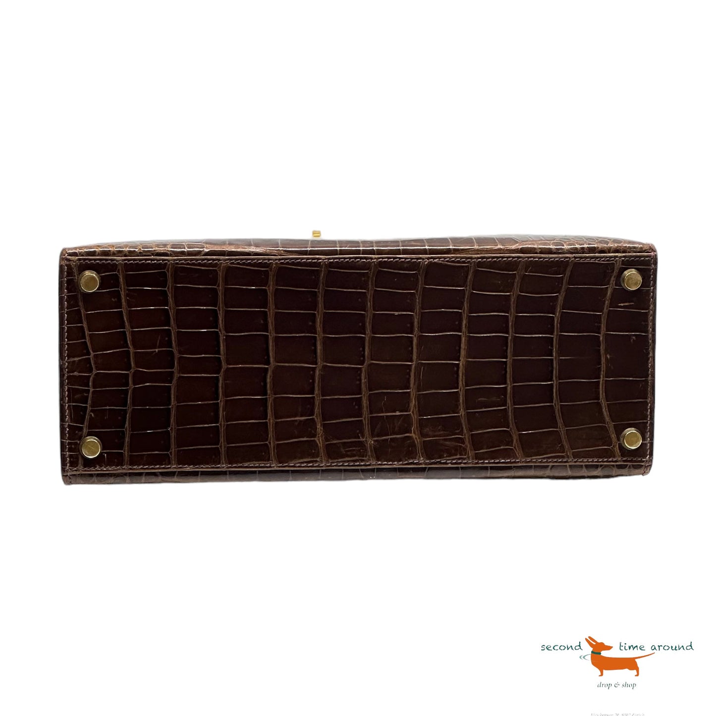 Hermes Kelly Vintage 28 Croco Bag