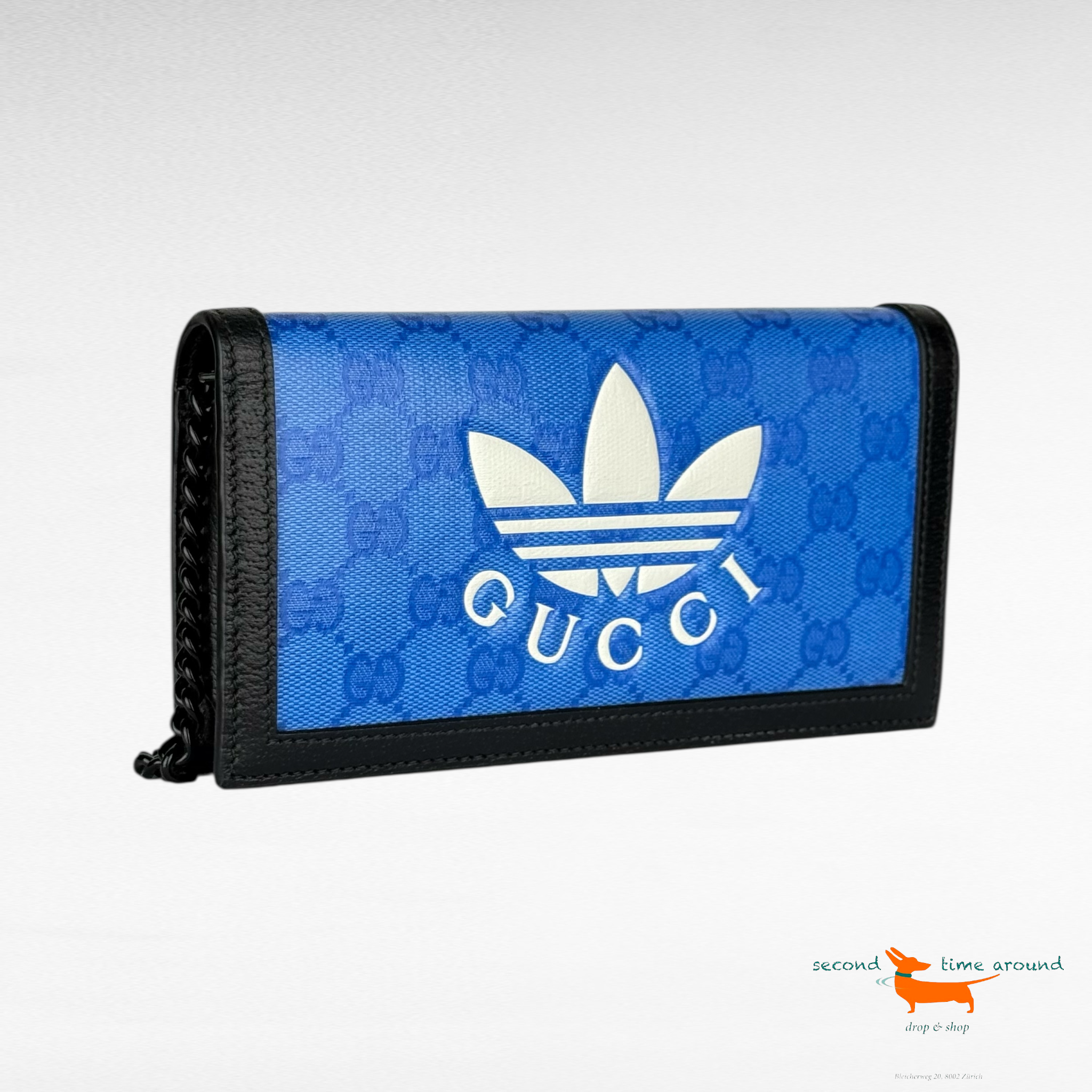 Gucci X Adidas GG Supreme Minaudière Bag