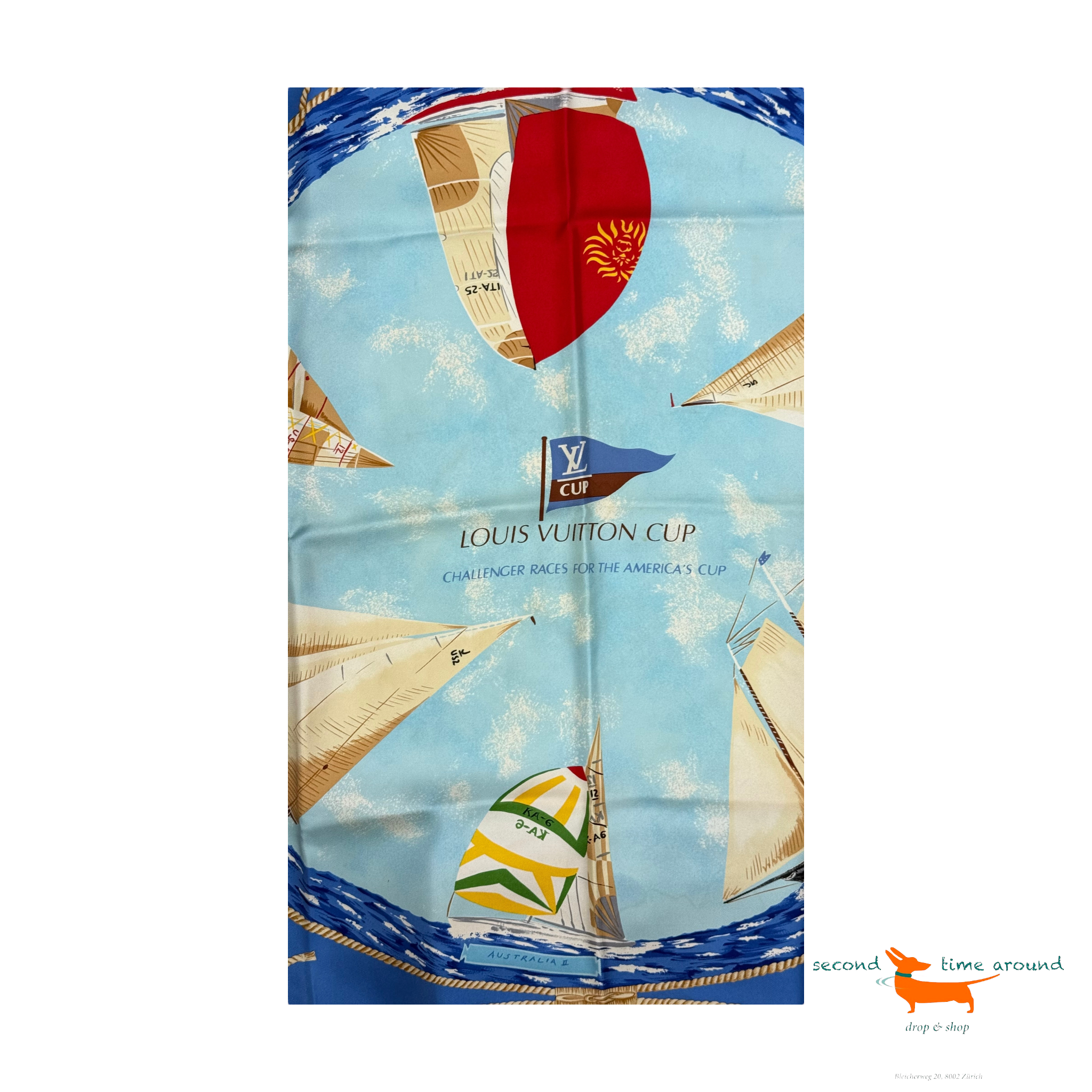 Louis Vuitton America’s Cup Silk Scarf