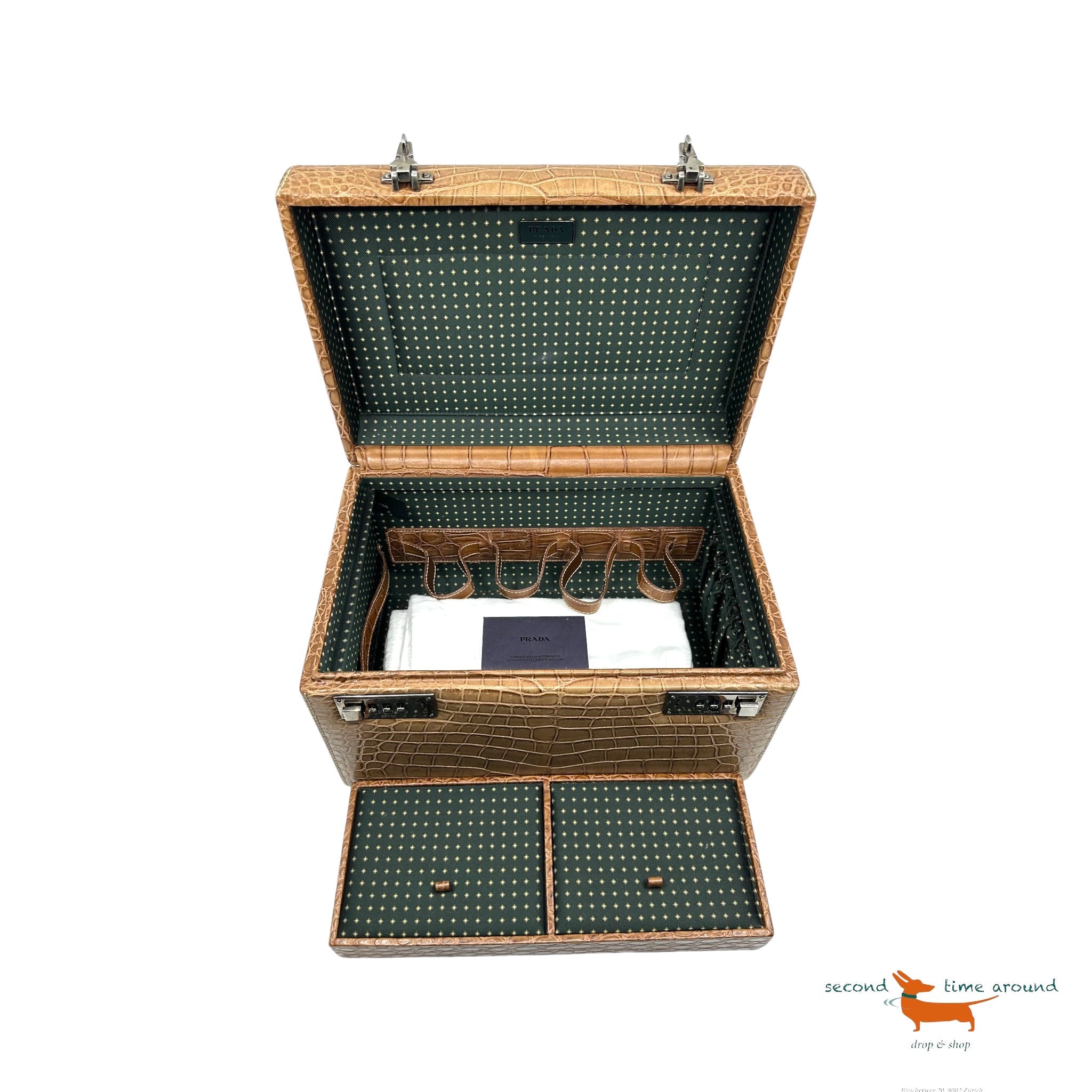 Prada Croco Beauticase