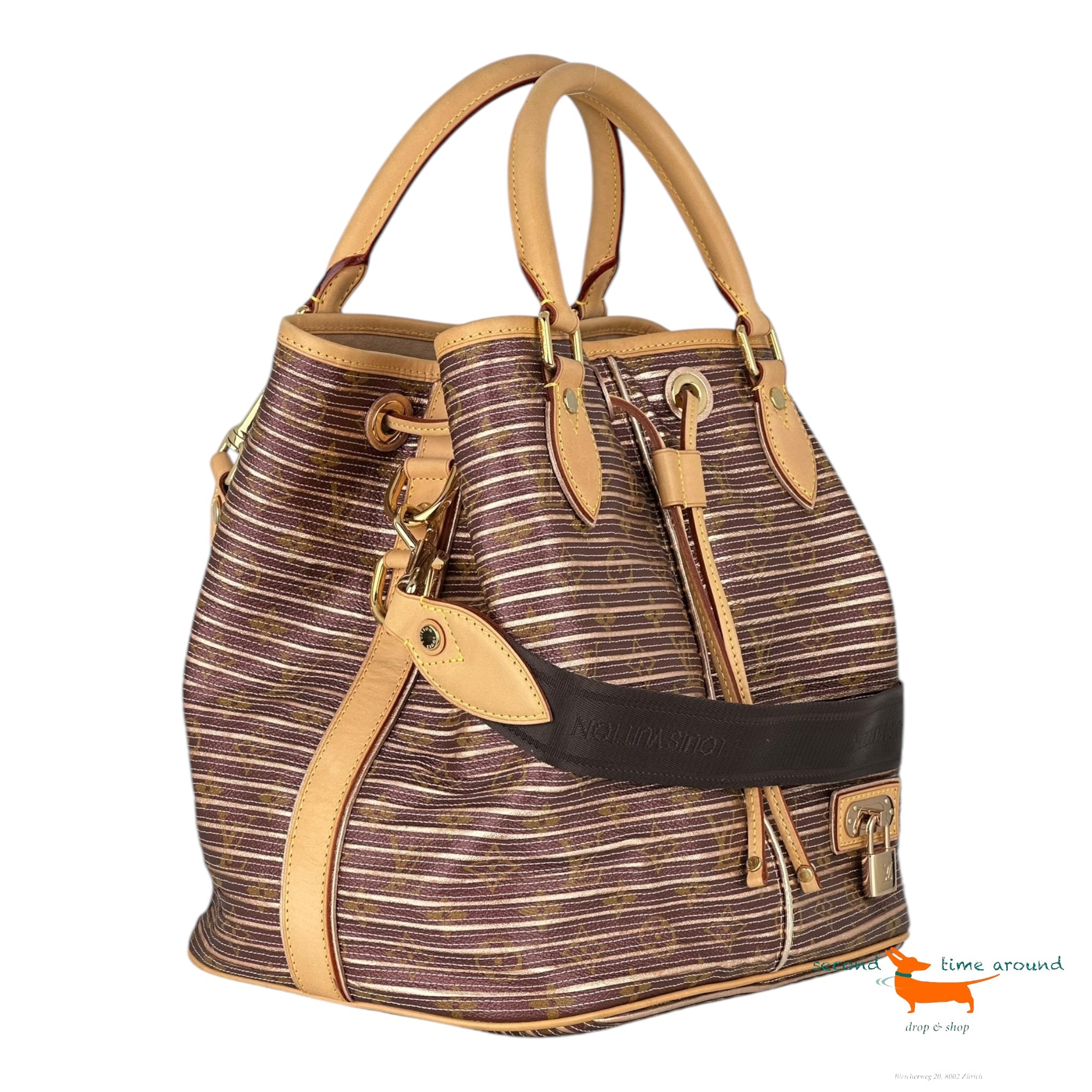 Louis Vuitton Limited Edition Peche Monogram Eden Neo Bag