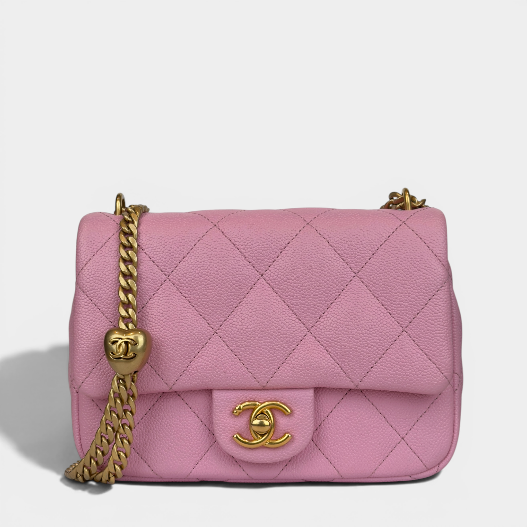 Chanel Caviar Quilted Mini Sweetheart Flap Bag