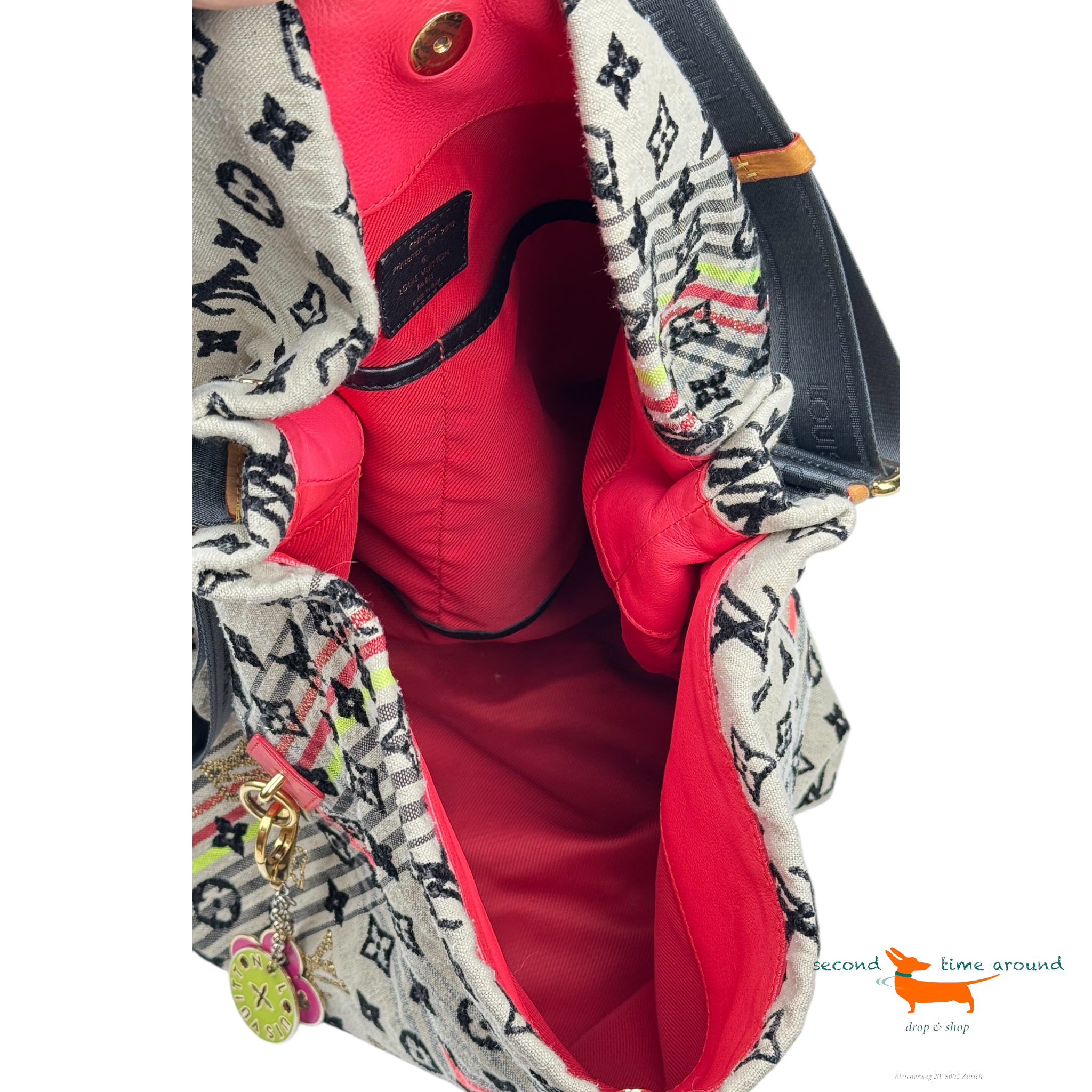 Louis Vuitton Cheche Bohemian Canvas Bag