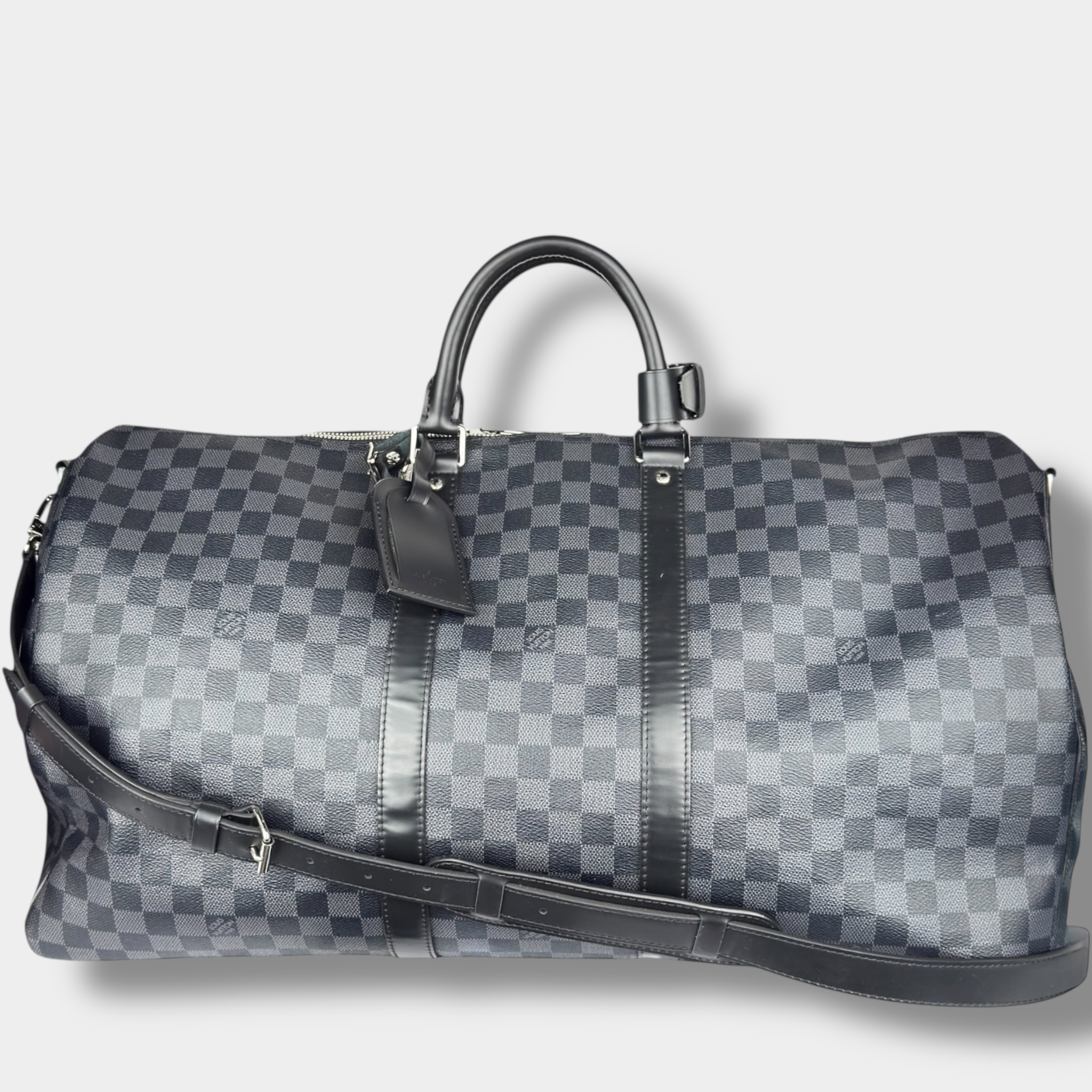 Louis Vuitton Damier Graphite Keepal 55 Bag