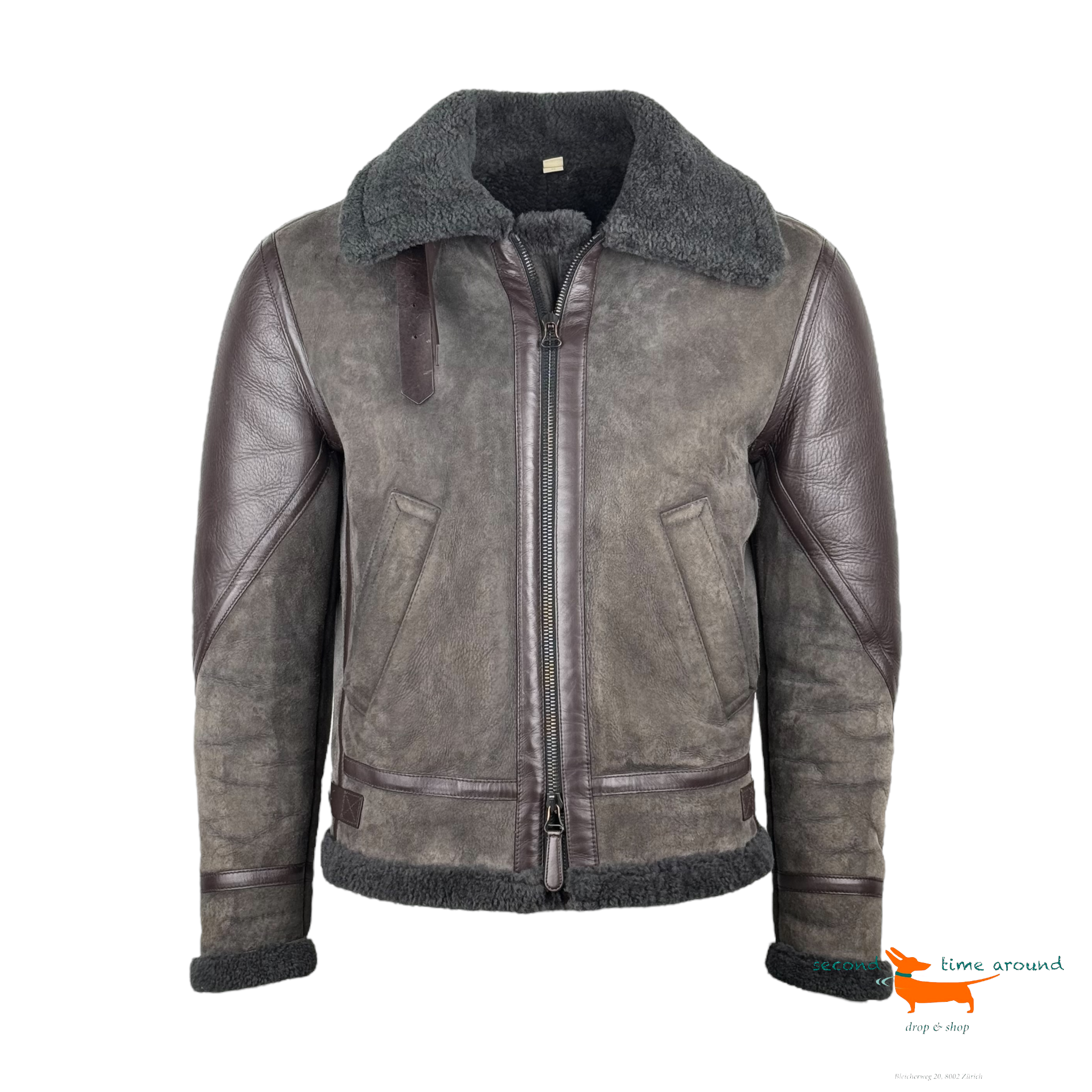 Burberry Shearling Leather Jacket