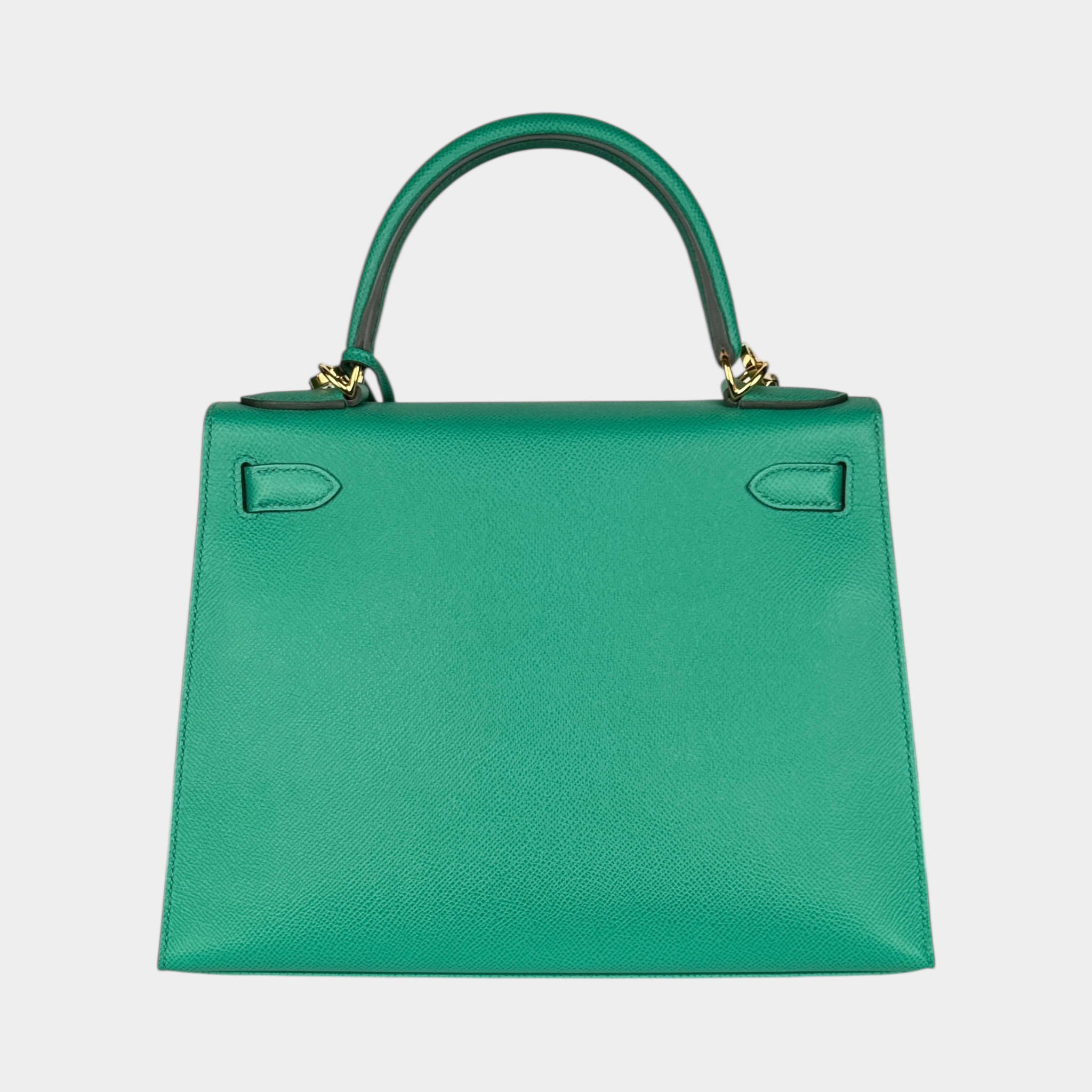 Hermes Kelly II Sellier 28 Epson Green Bag