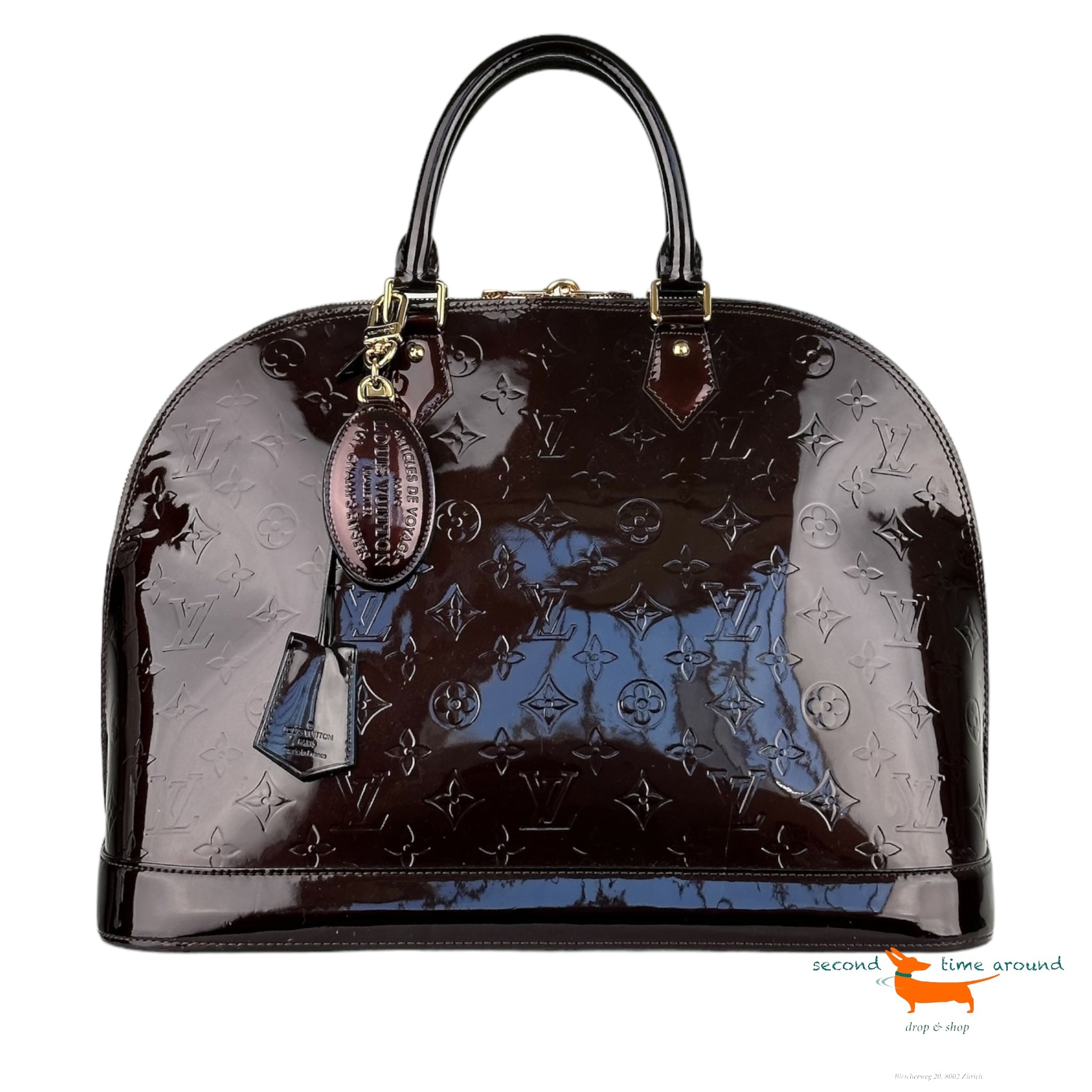 Louis Vuitton Monogramme Vernis Alma GM Bag