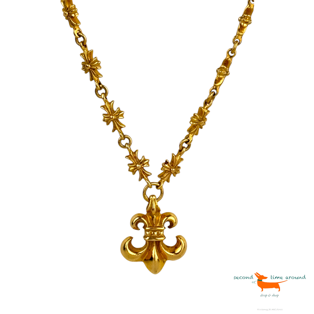 Chrome Hearts 22Kt Gold Necklace from 1999