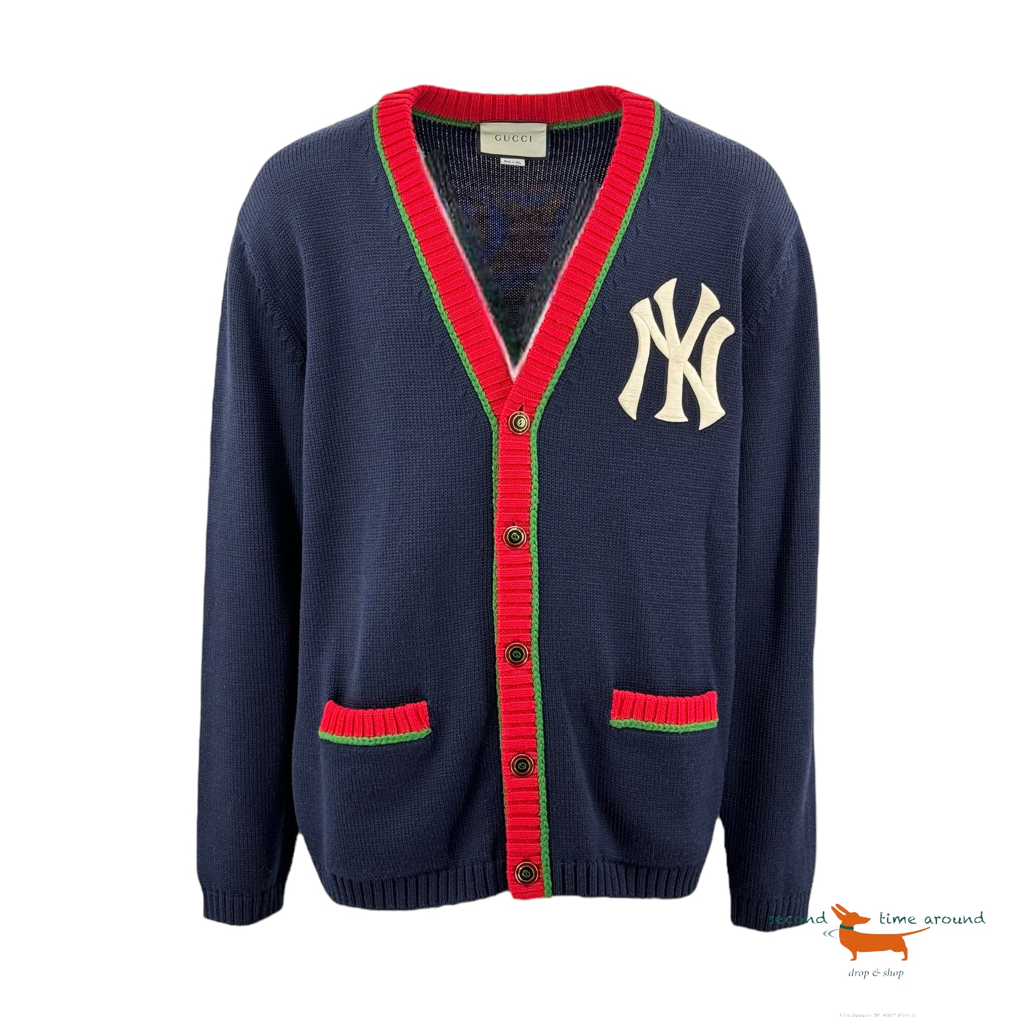 Gucci Cardigan mit NY-Yankees-Patch