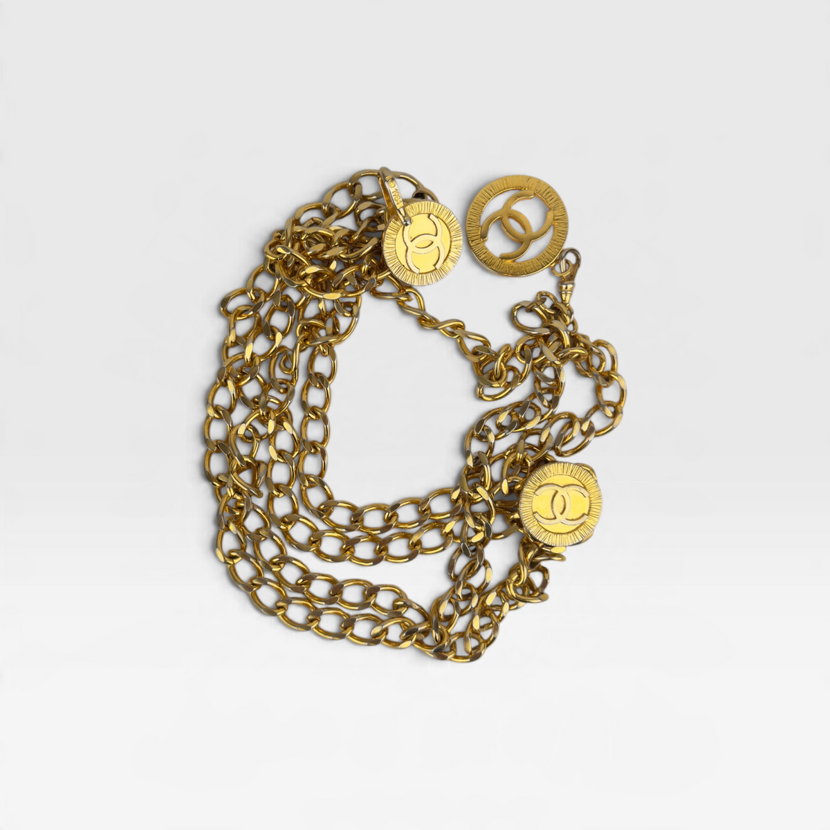 Chanel Gold Plated Belt from 1984