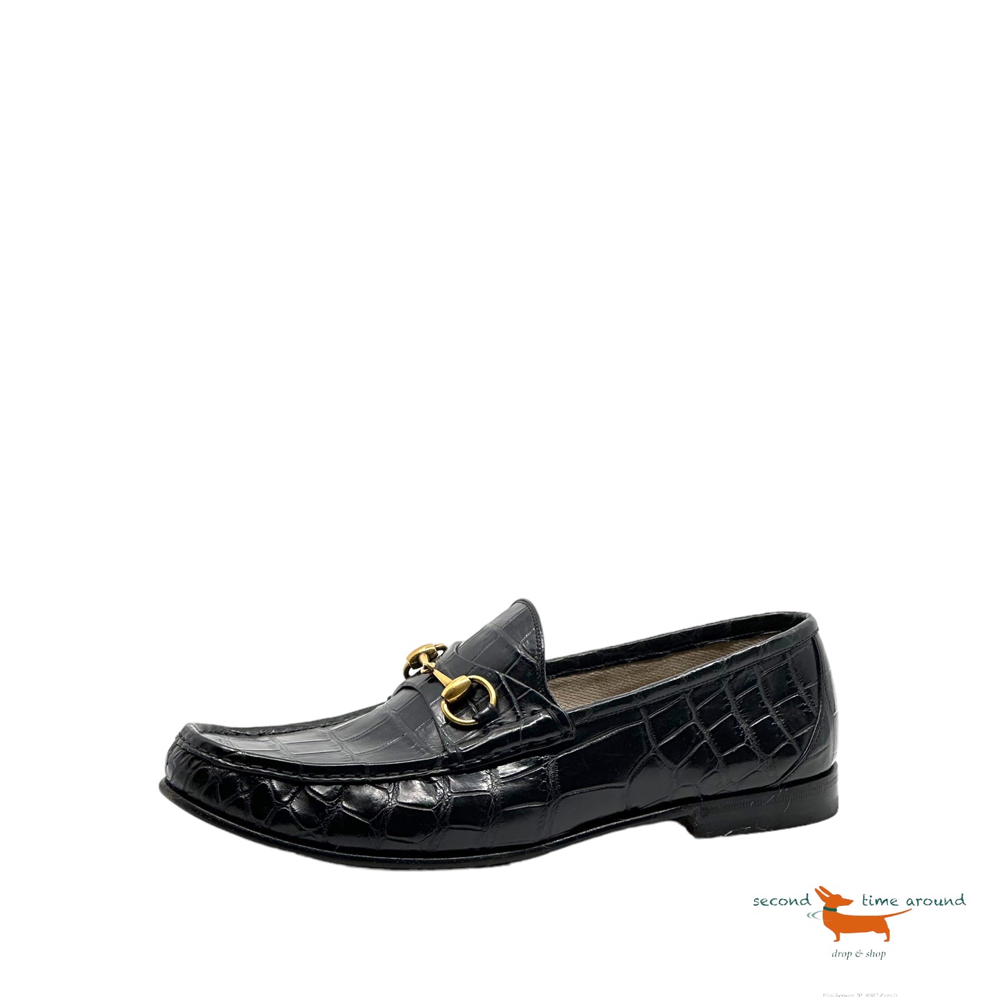 Gucci 1953 Horsebit Crocodile Loafer