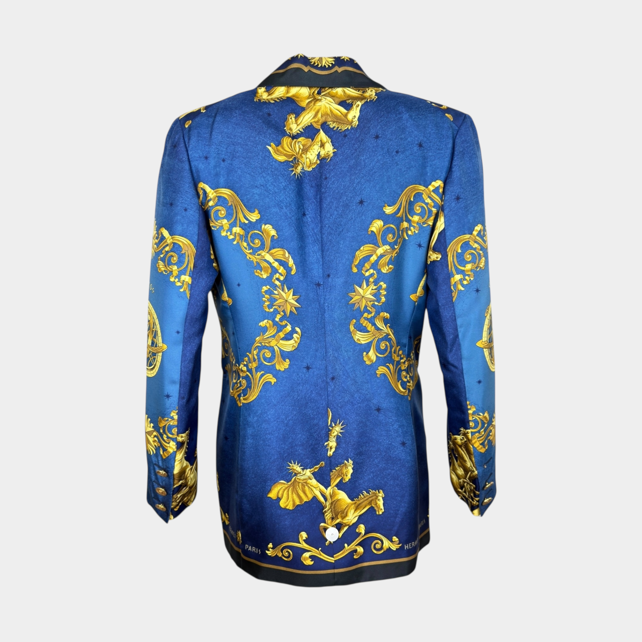 Hermes 1970's Vintage Silk Jacket