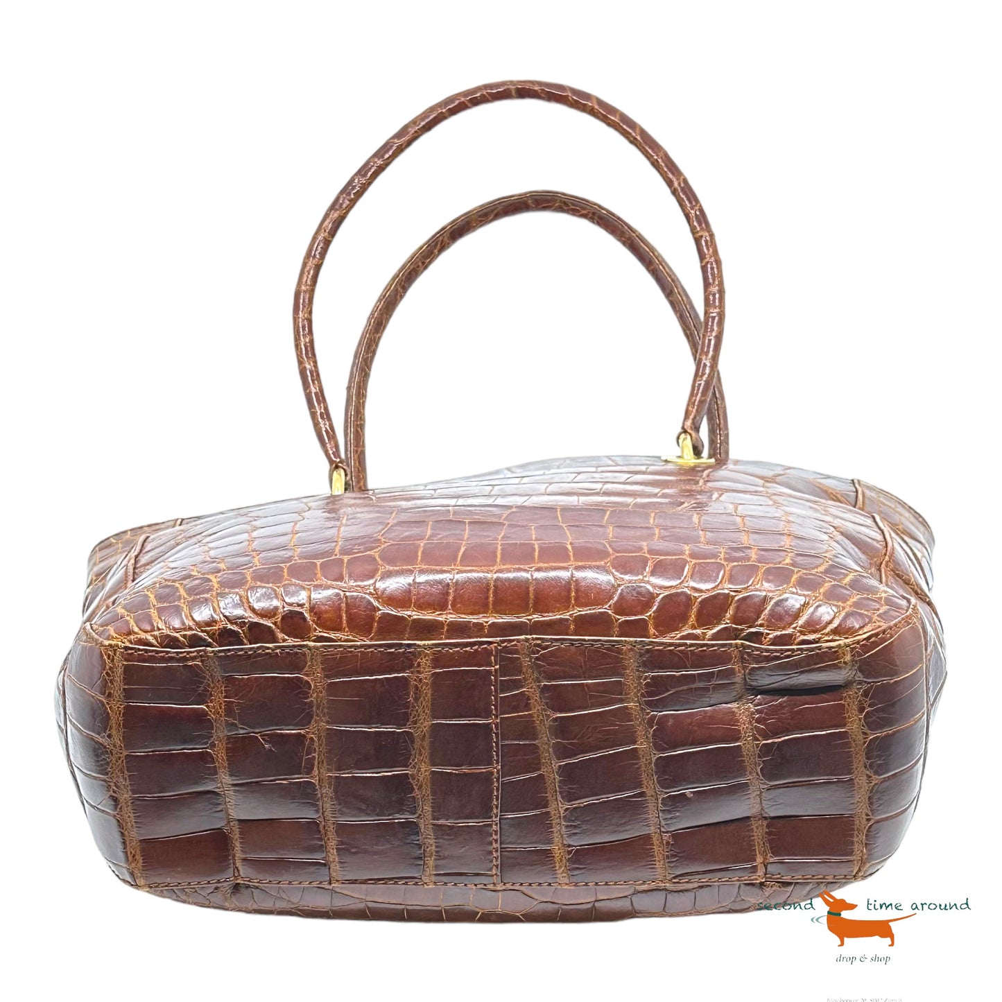 Jil Sander Croco Shopper Bag