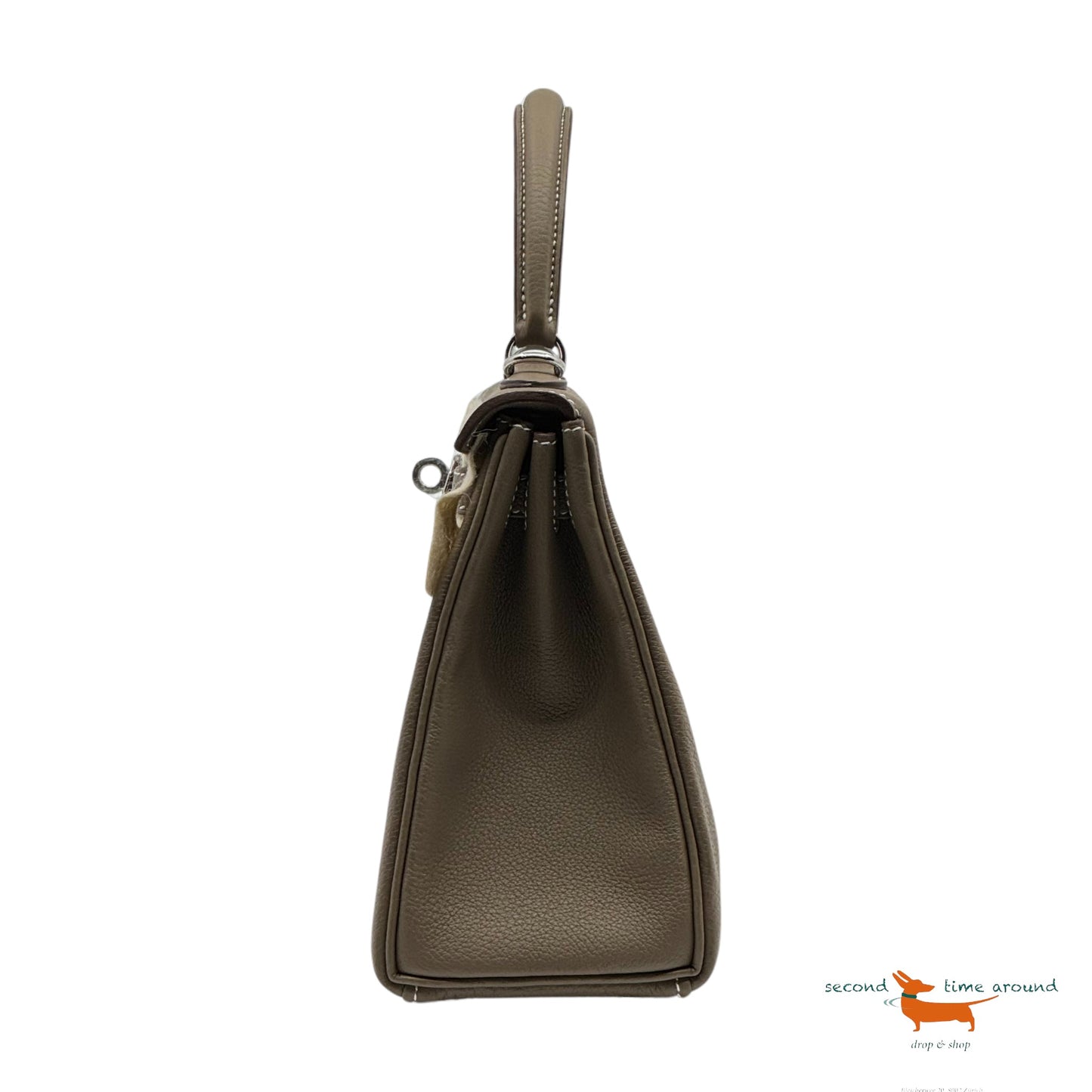 Hermès Kelly II retourne 25 Veau Togo 18 Etoupe