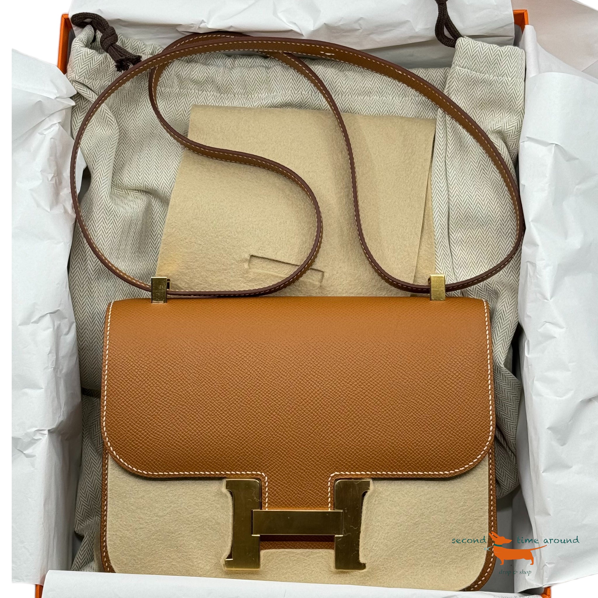 Hermes Constance 24 Veau Epsom 37 Gold Bag