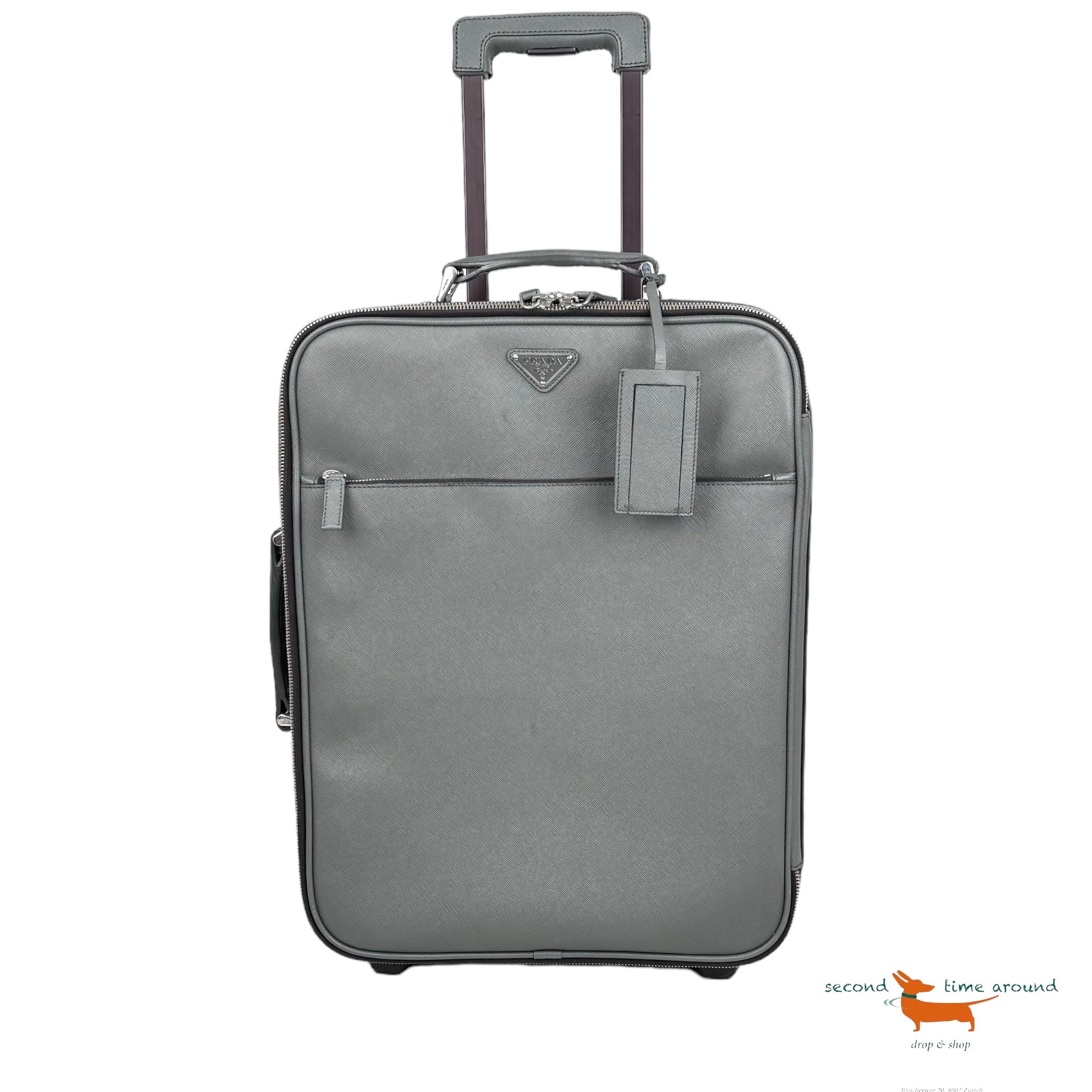 Prada Saffiano Leather Trolley