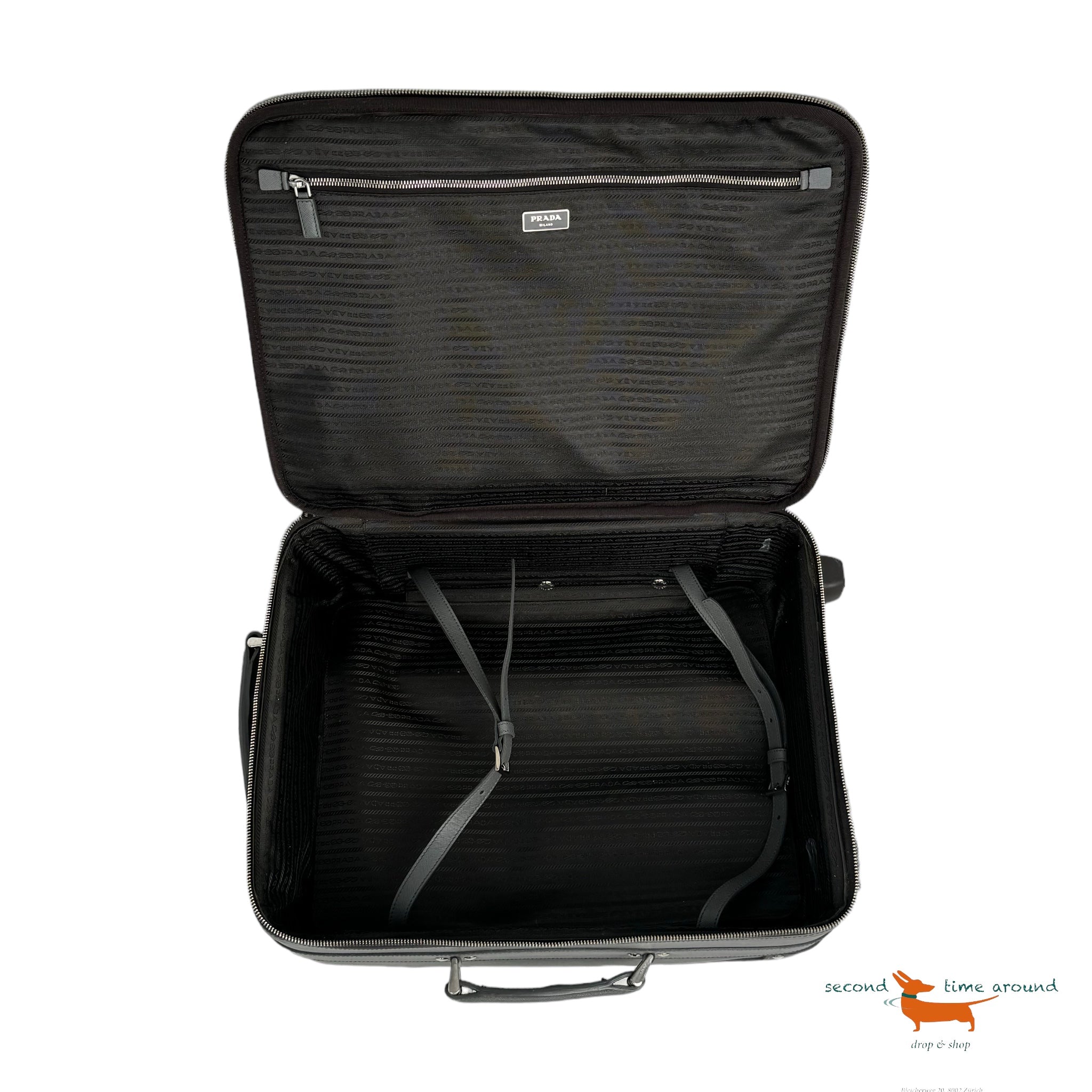 Prada Saffiano Leather Trolley