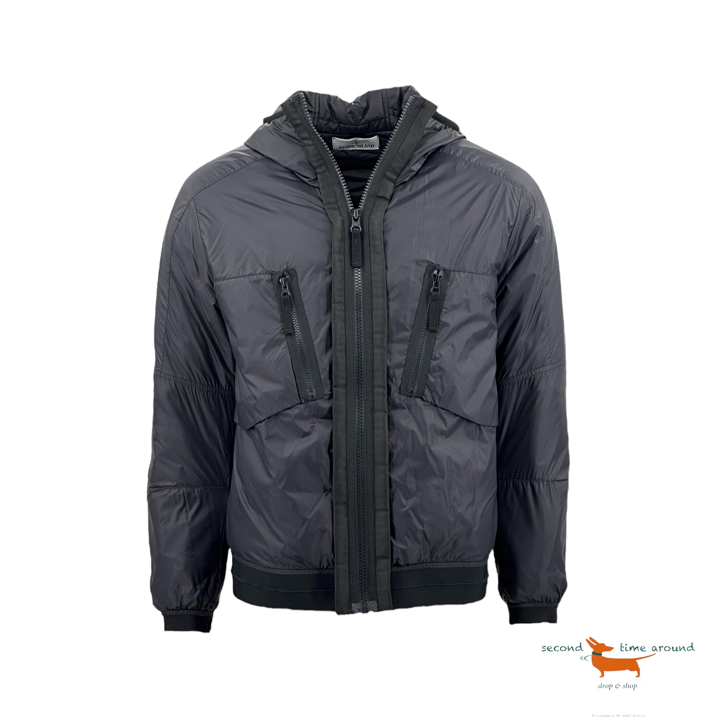 Stone Island Denim Jacket with detachable Lining in PRIMALOFT® Insulation Technology