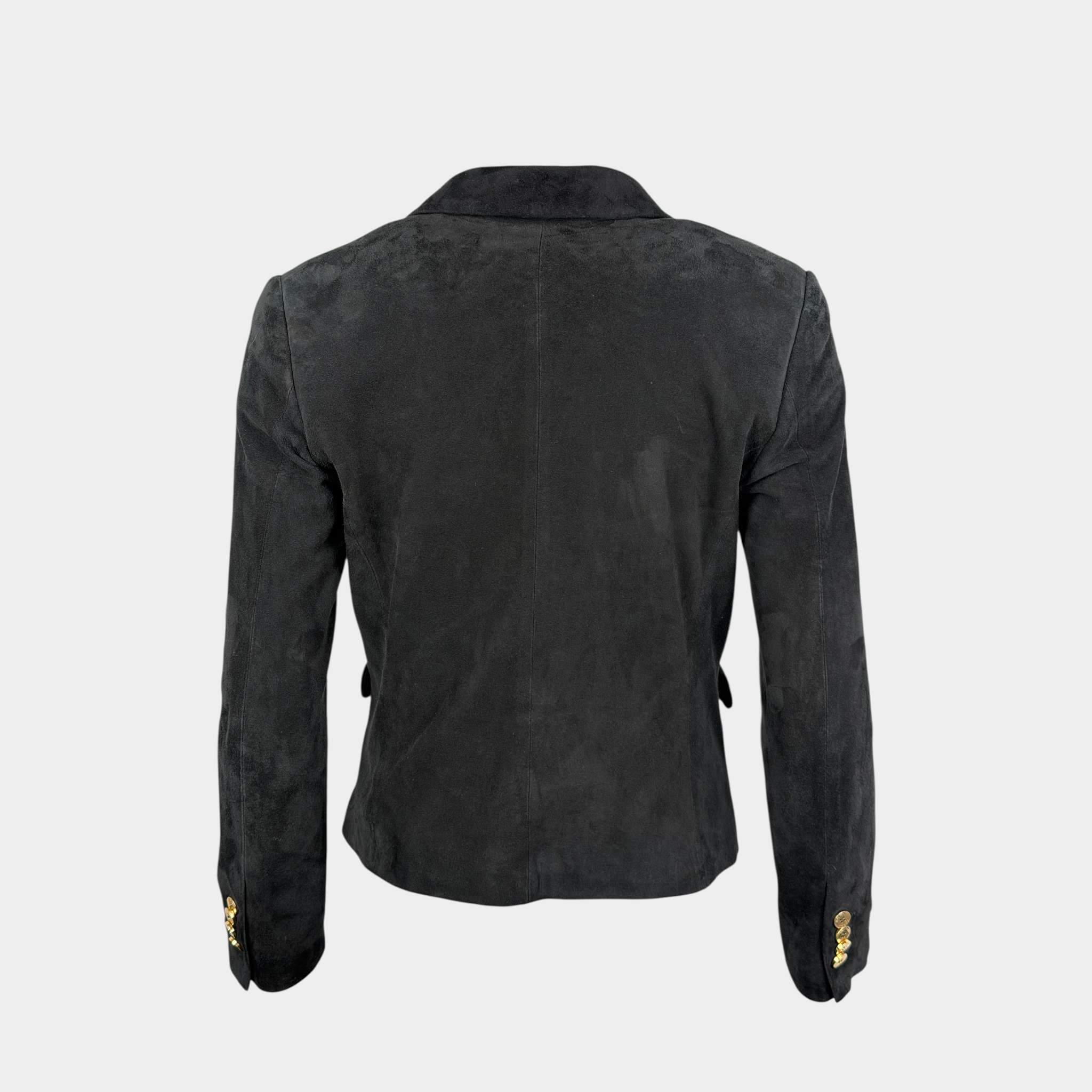 Balmain Suede Leather Jacket