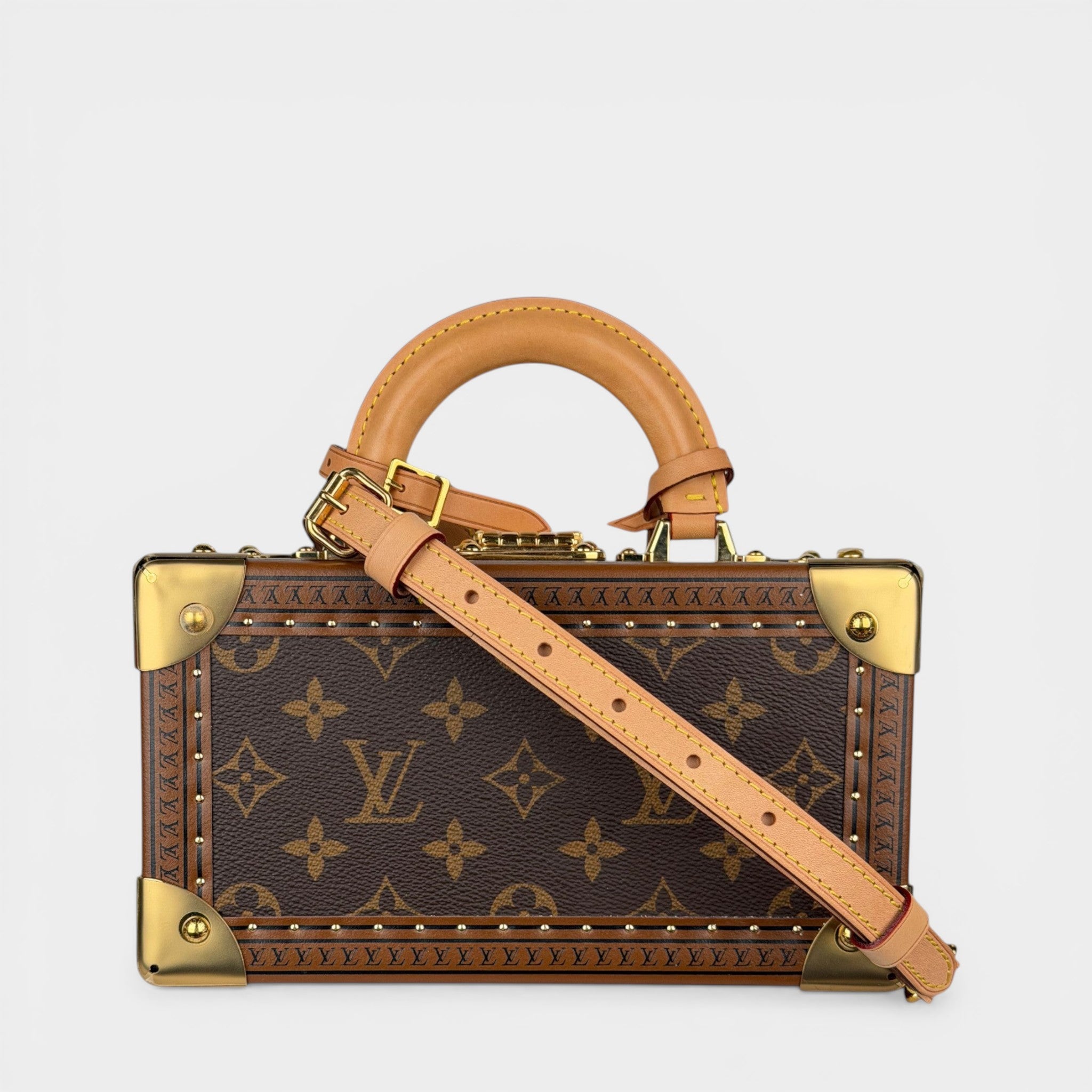 Louis Vuitton Monogram Valisette Tresor Bag