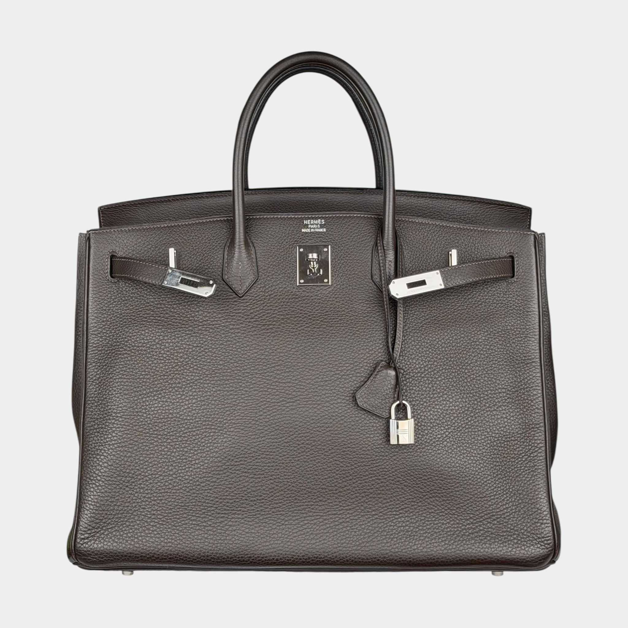 Hermes Birkin 40 Taurillon Clemence Leder Bag