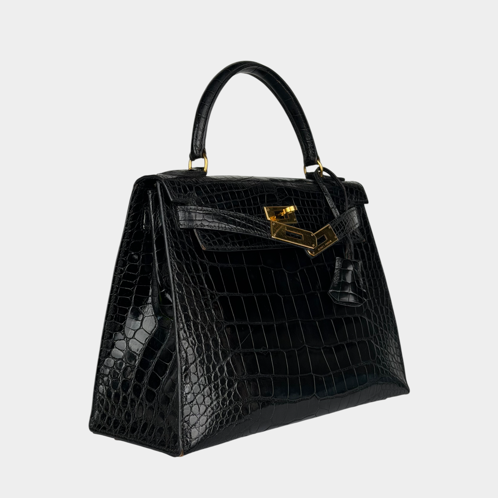 Hermes Kelly 28 Crocodile Bag