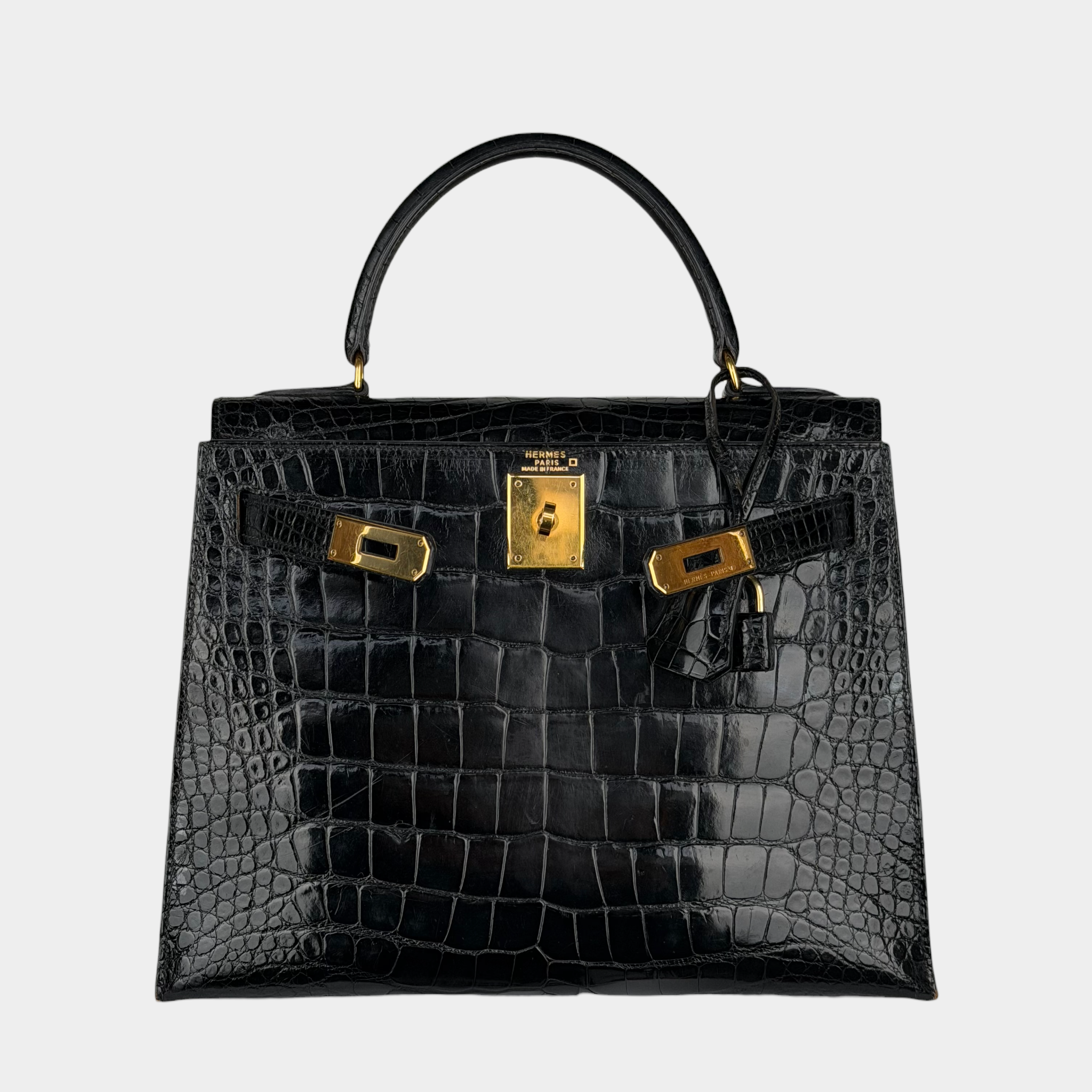Hermes Kelly 28 Crocodile Bag