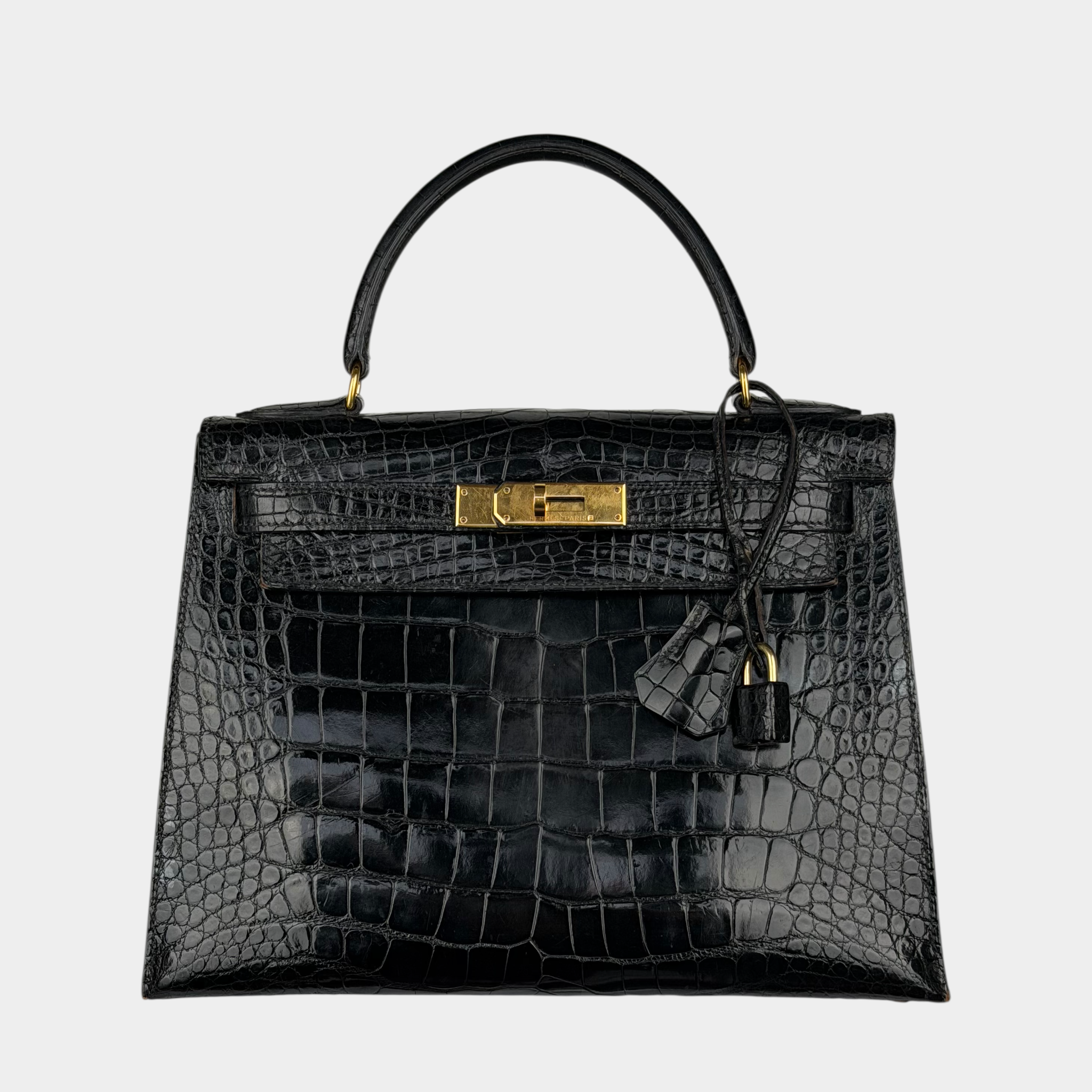 Hermes Kelly 28 Crocodile Bag
