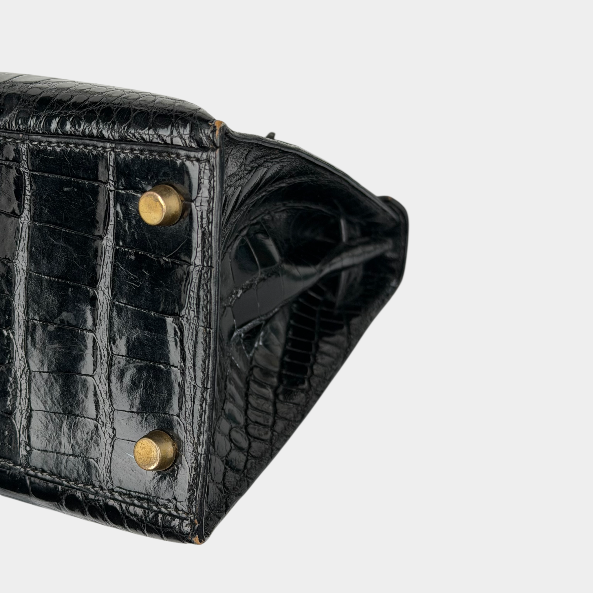 Hermes Kelly 28 Crocodile Bag