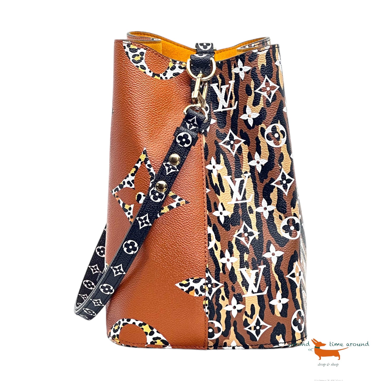 Louis Vuitton Monogram Giant Jungle NéoNoé Caramel Bag