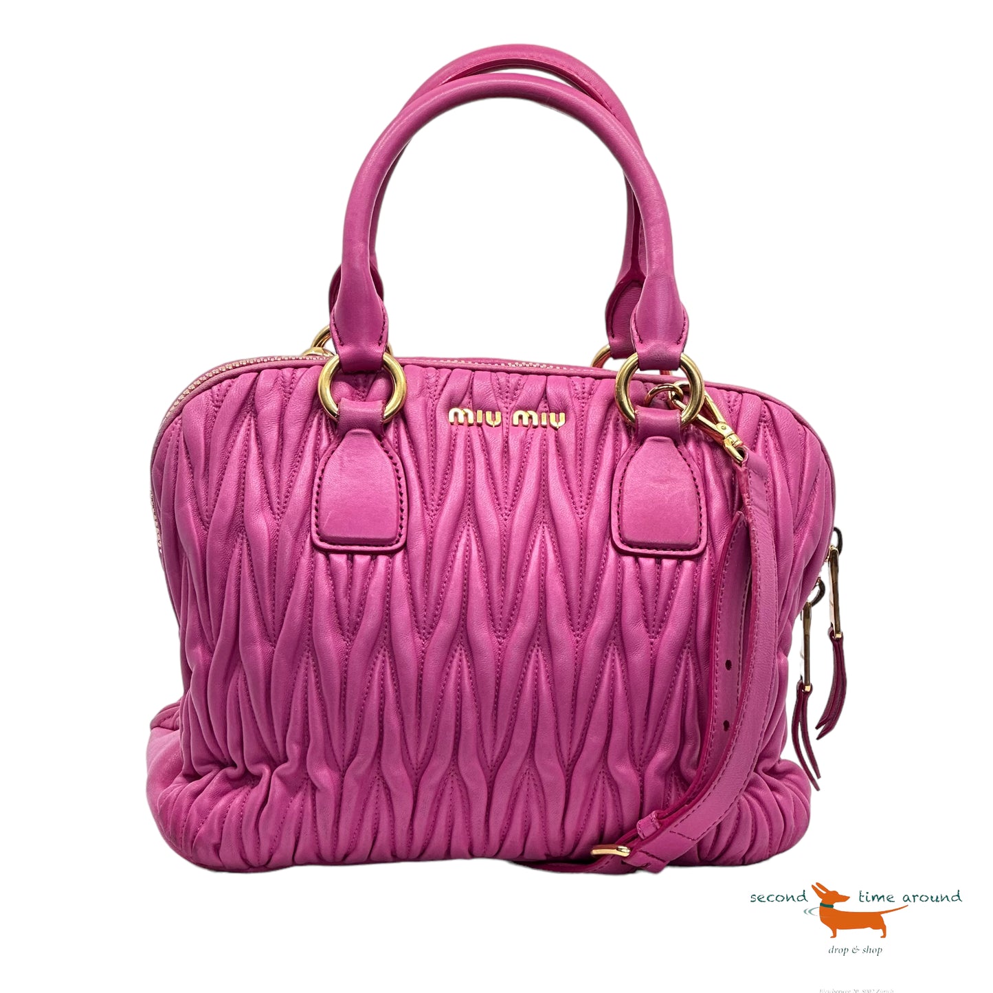 Miu Miu Bauletto Matelasse Bag