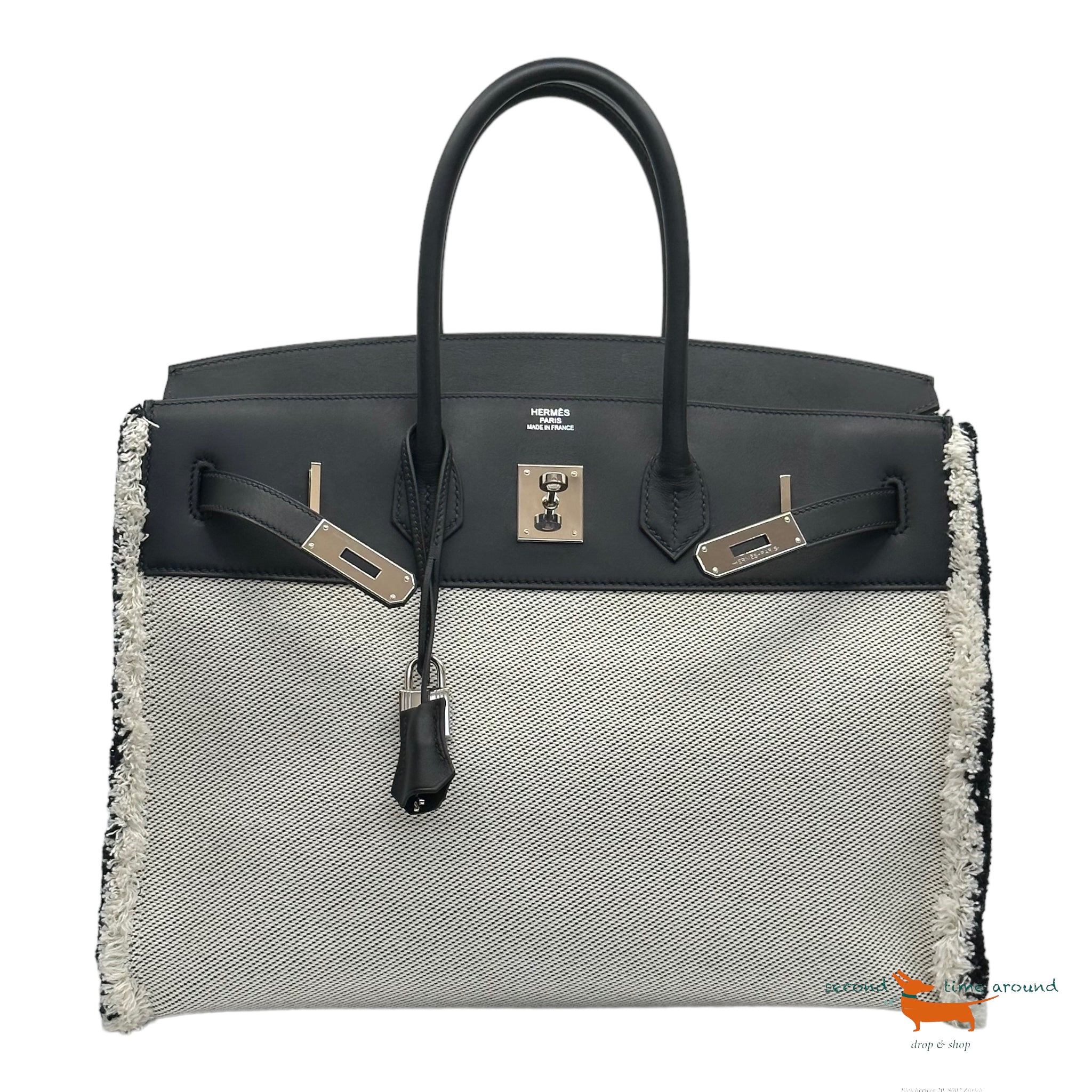 Hermes Birkin 35 Fray Fray Bag