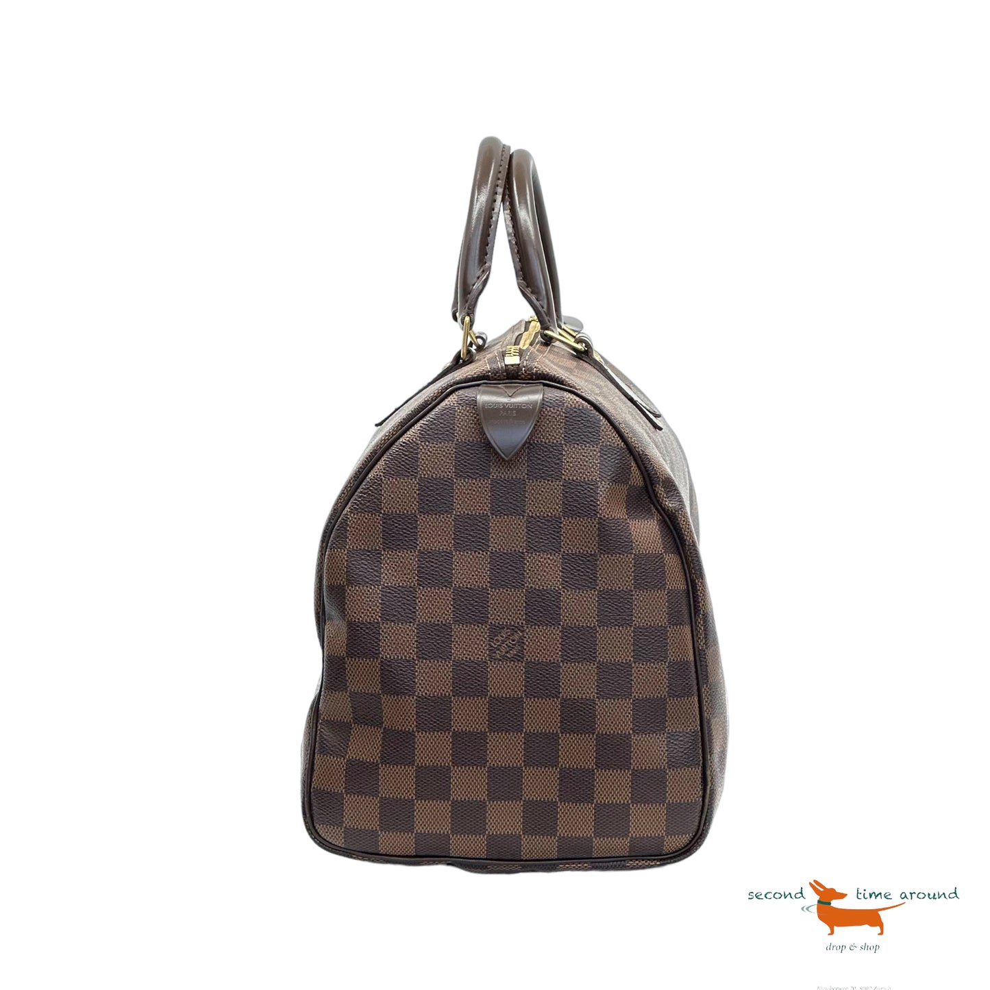 Louis Vuitton Speedy 35 Damier Ebene Canvas Bag